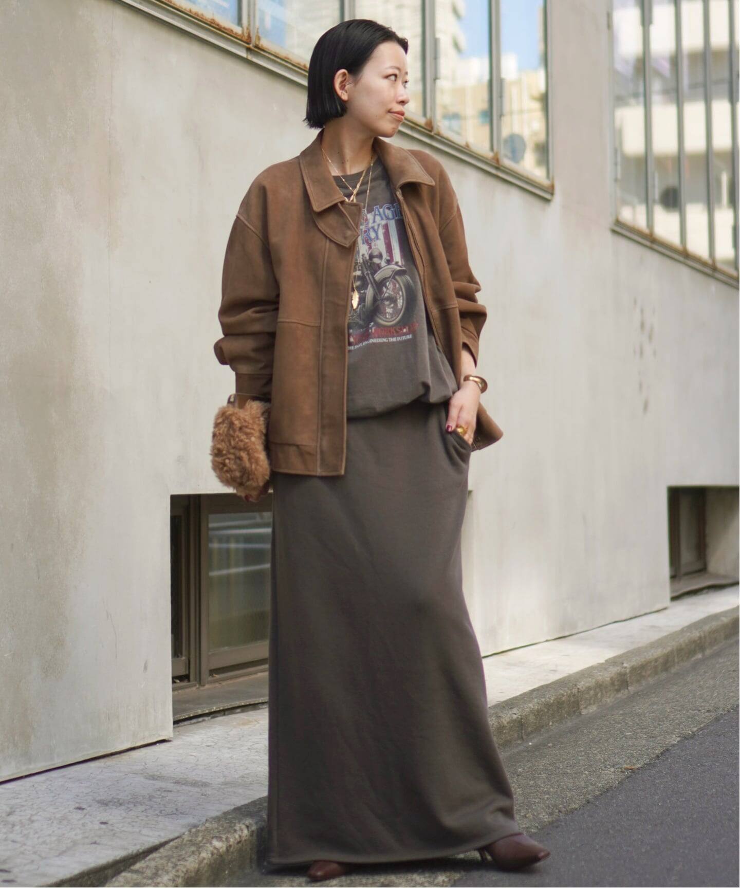 ウールミックススウェットスカート（その他スカート）｜AP STUDIO