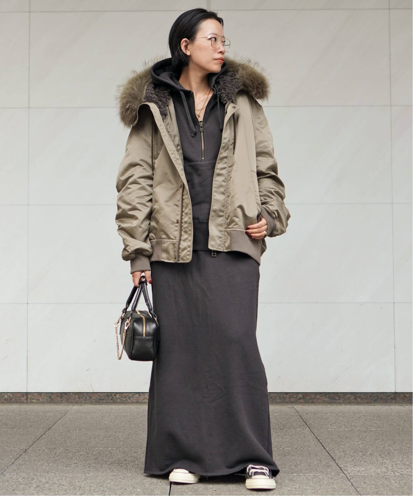 ウールミックススウェットスカート（その他スカート）｜AP