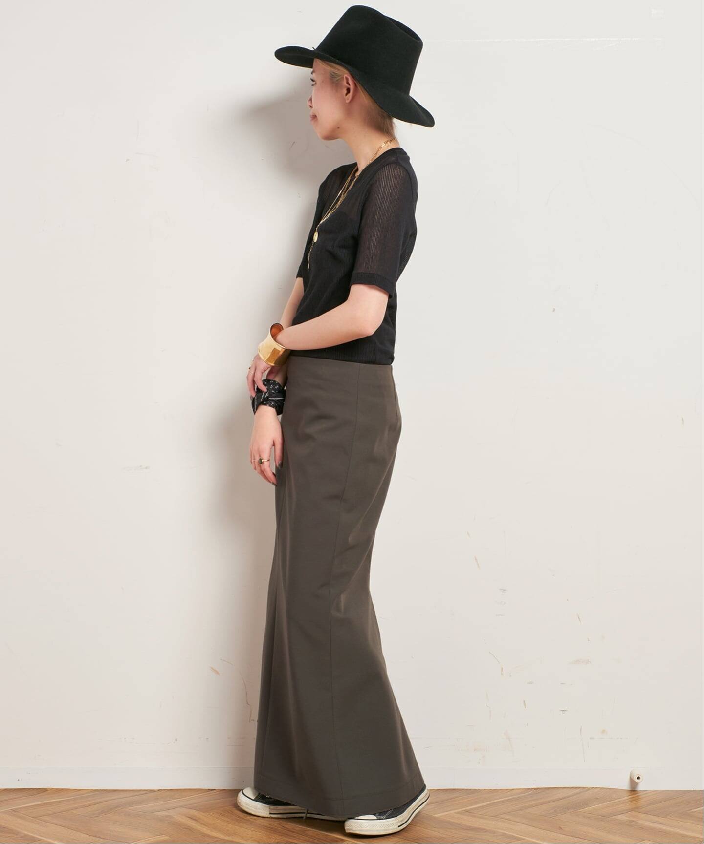 ■本日限定価格　AP STUDIO フラップテールストレッチスカート　タグ付き■ フラップテールストレッチスカート（ロング・マキシ丈スカート）｜AP