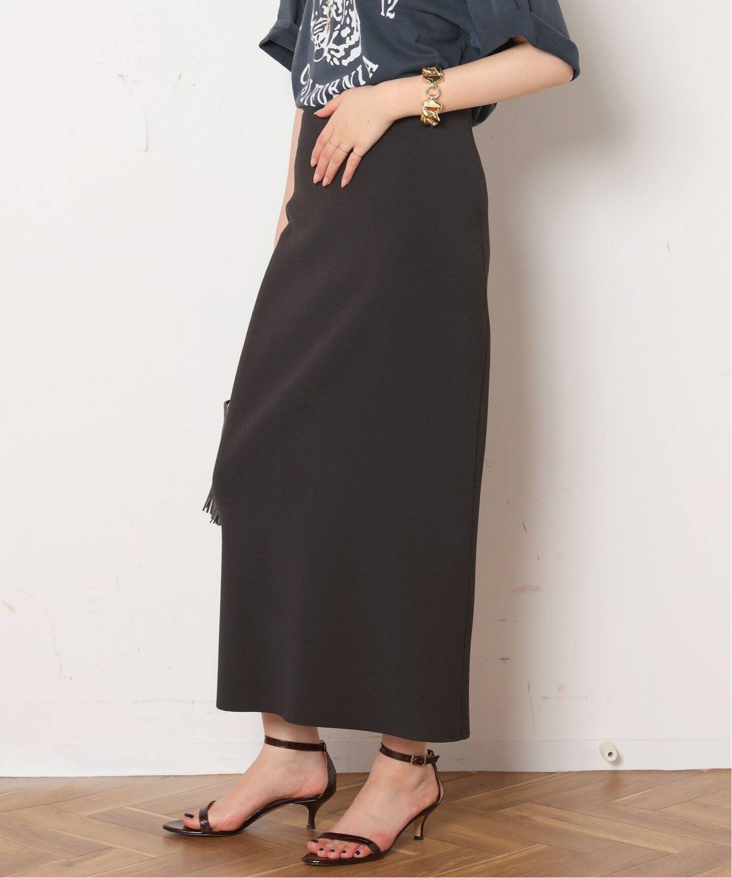 ムースニットスカート（ロング・マキシ丈スカート）｜AP STUDIO