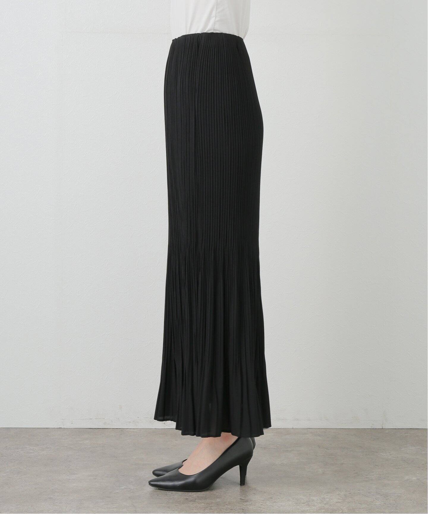 予約》プリーツマーメードスカート（ロング・マキシ丈スカート）｜AP  