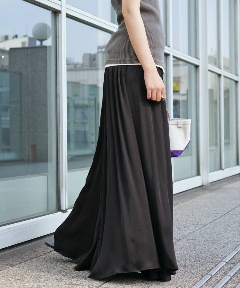 追加エアリーギャザースカート（ロング・マキシ丈スカート）｜AP  