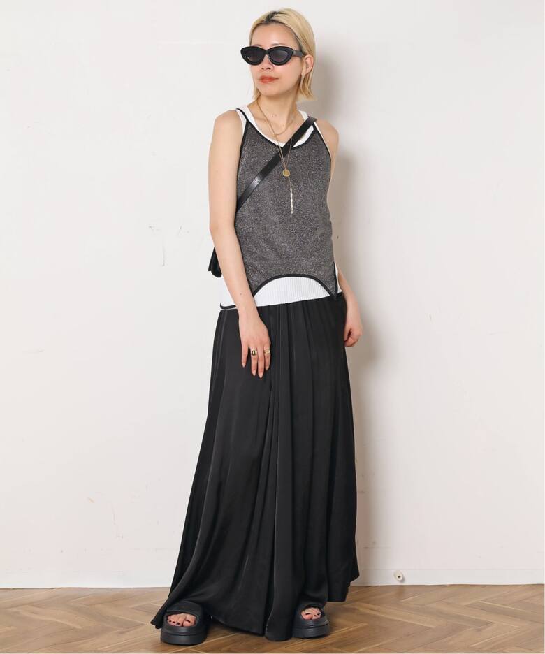 追加エアリーギャザースカート（ロング・マキシ丈スカート）｜AP  