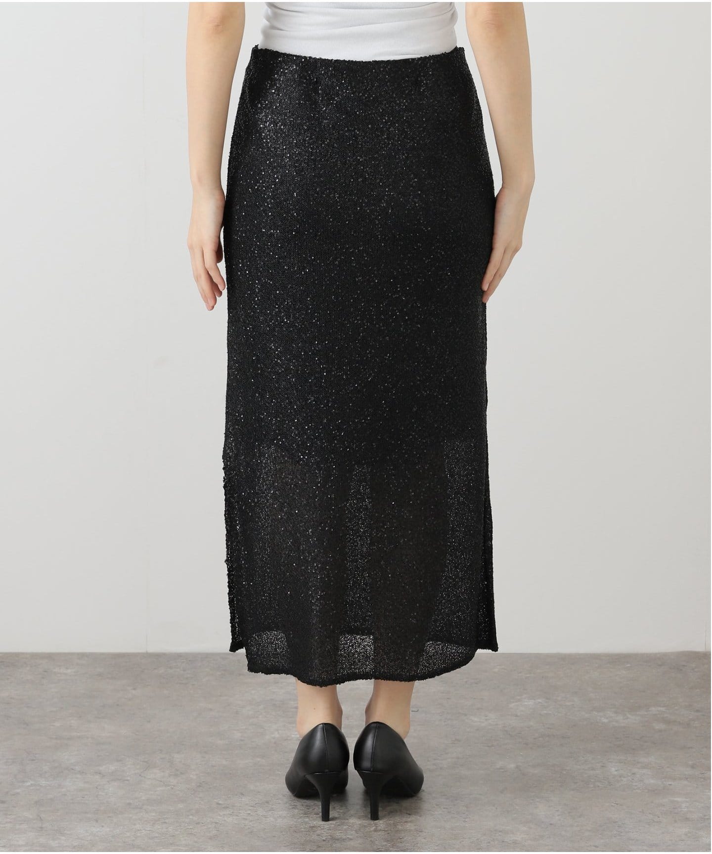 AP STUDIO 23AW TA/P ロングタイトスカート 黒　38 AP STUDIO 23AW TA/P ロングタイトスカート 黒 38 レディース
