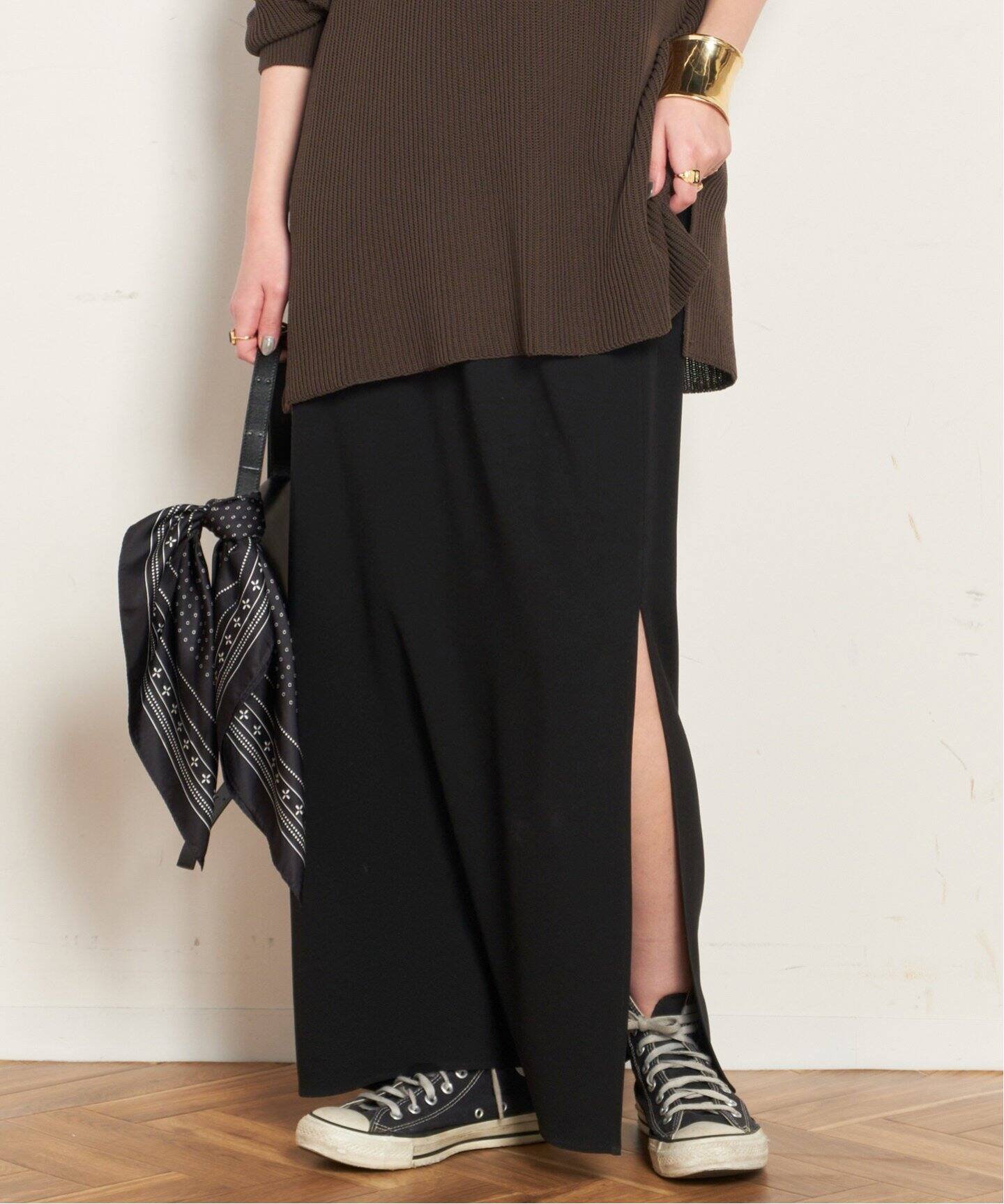 ウエストゴムマキシスカート（ロング・マキシ丈スカート）｜AP STUDIO  