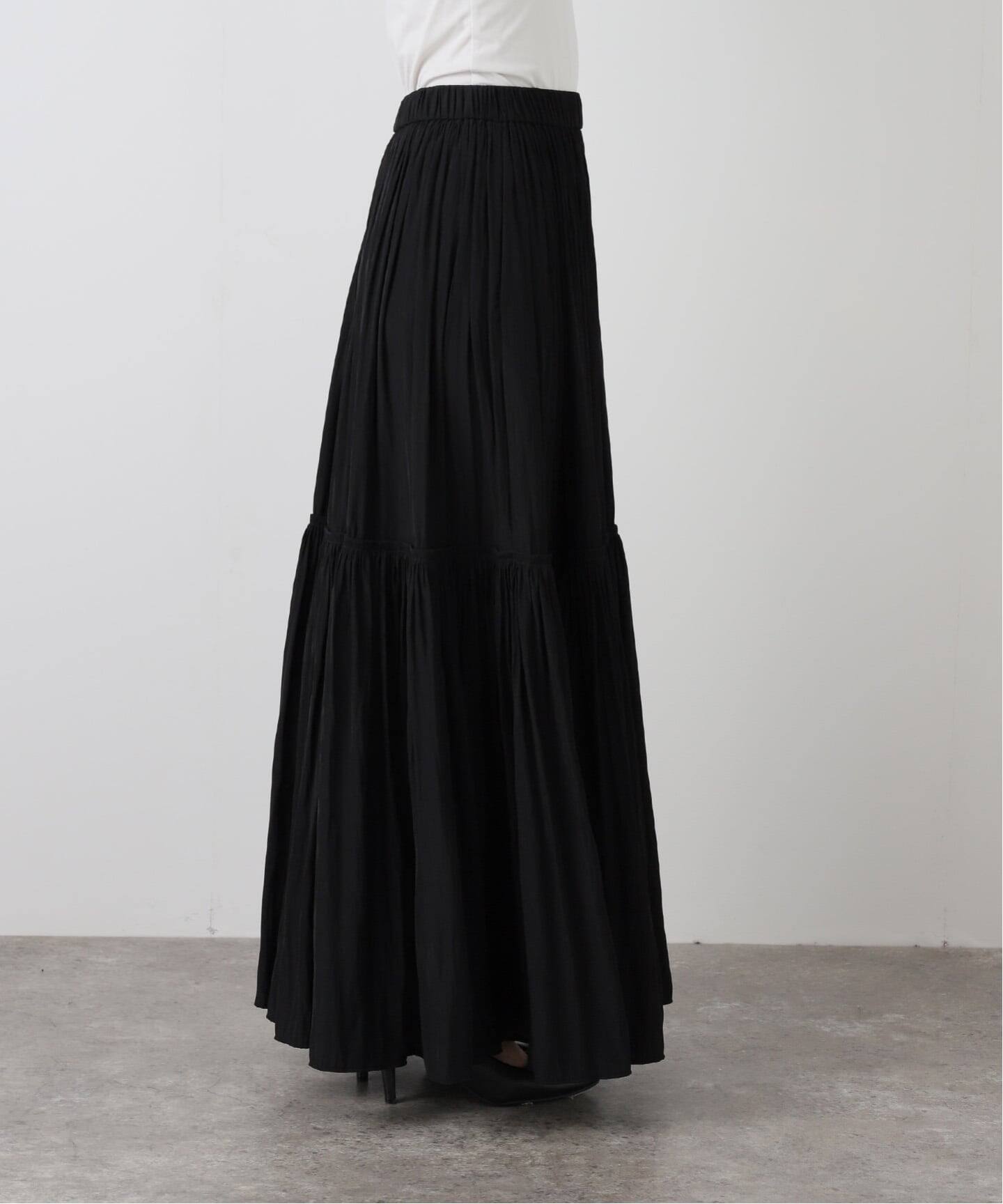 ギャザーマキシスカート（ロング・マキシ丈スカート）｜AP STUDIO