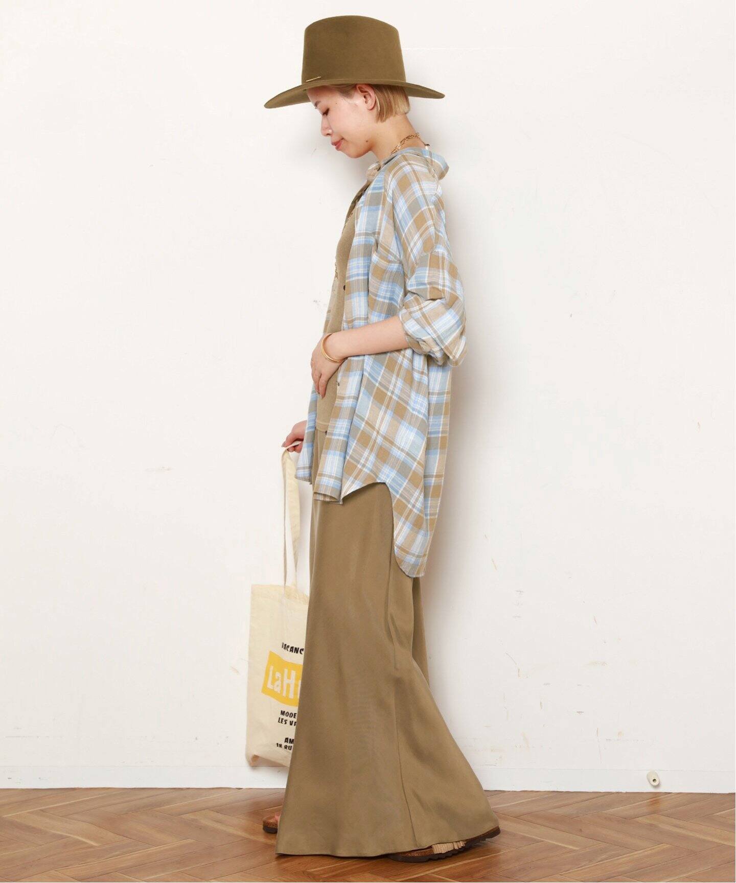 予約》* Cu/R maxi skirt（ロング・マキシ丈スカート）｜AP