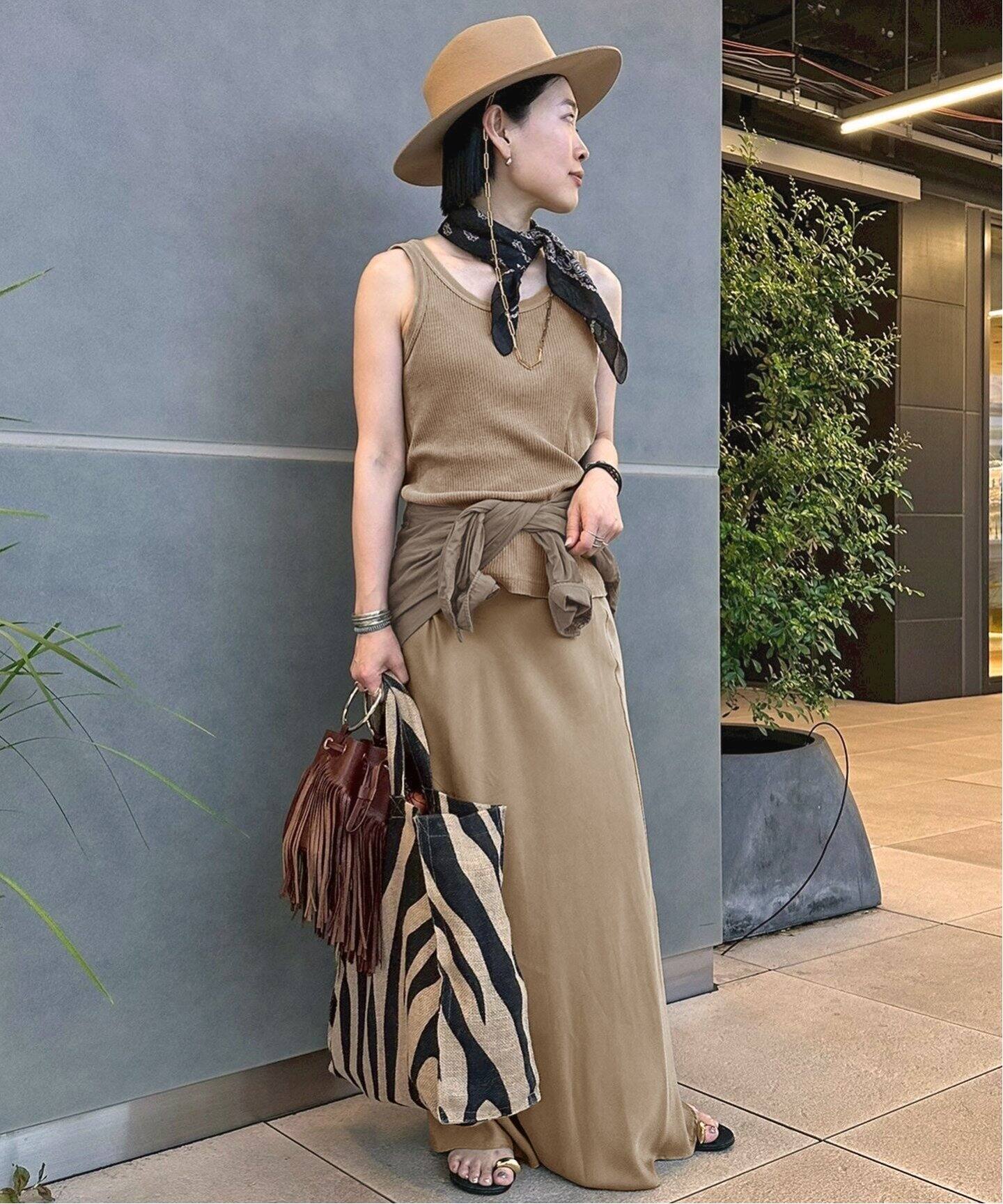 AP STUDIO Cu/R マキシスカート ベージュ 36 新品未使用タグ付き Cu/R maxi skirt（ロング・マキシ丈スカート）｜AP STUDIO