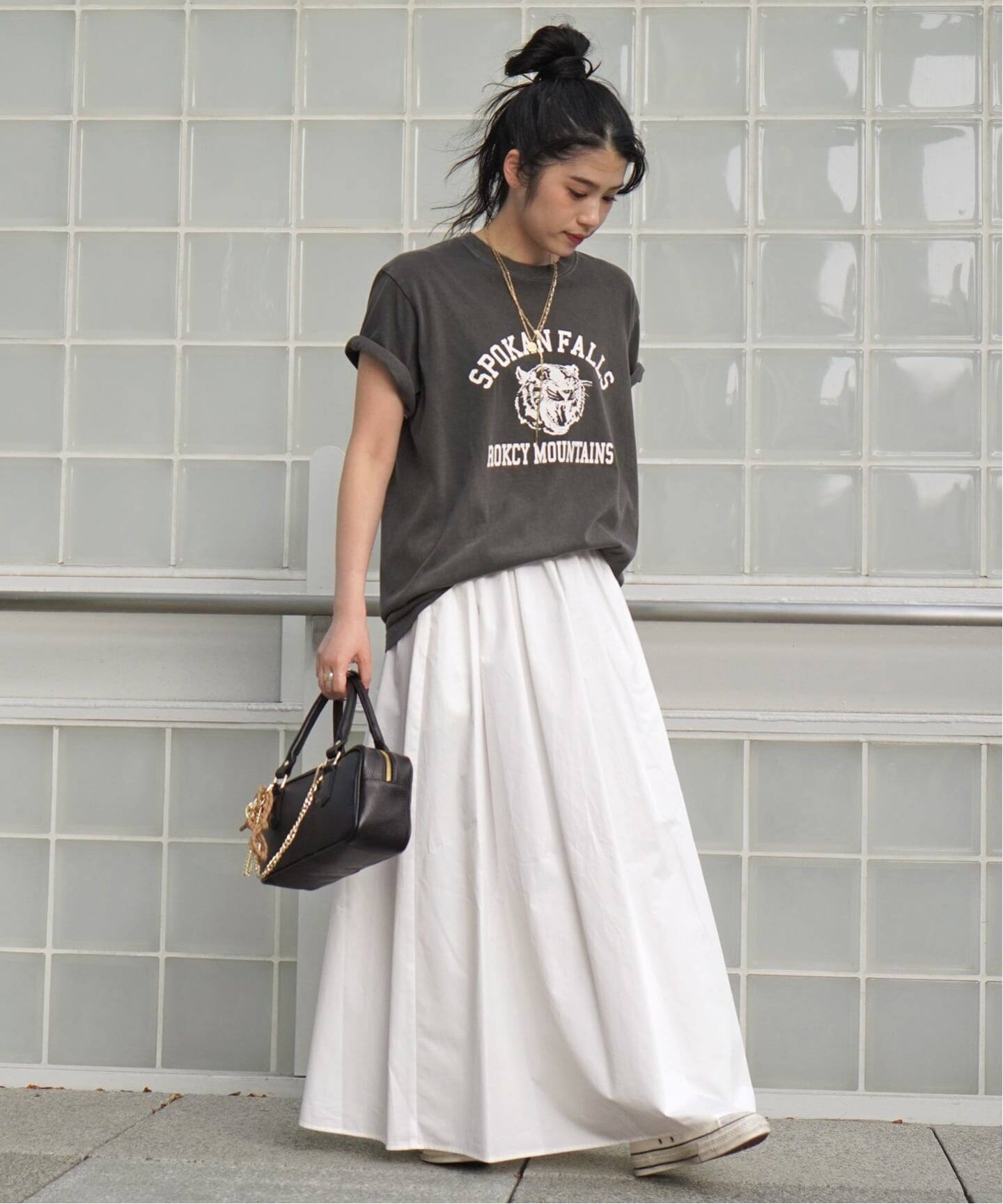スカート Cotton Photogenic Skirt Cotton Photogenic Skirt（ロング・マキシ丈スカート）｜AP