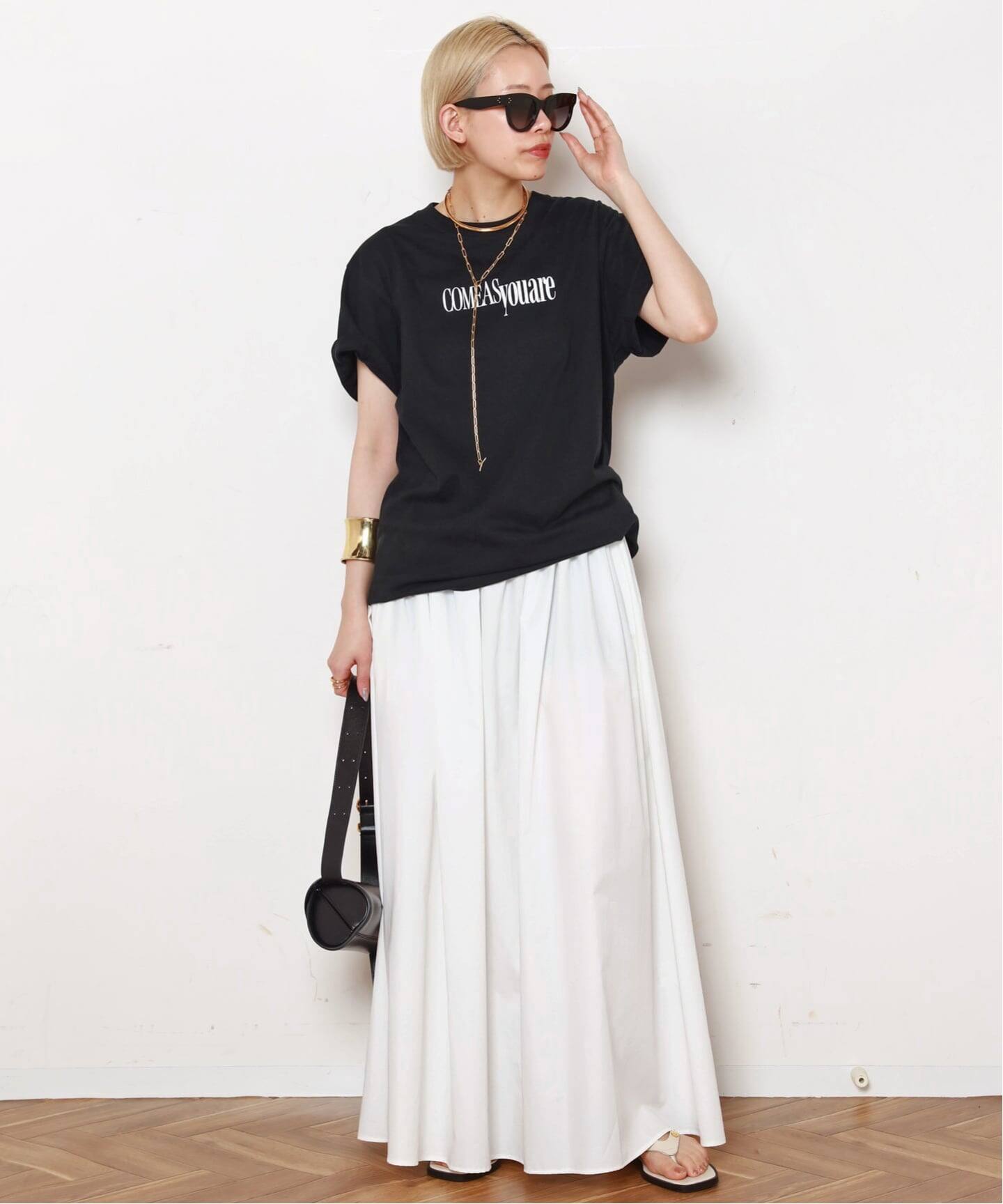 Cotton Photogenic Skirt（ロング・マキシ丈スカート）｜AP STUDIO