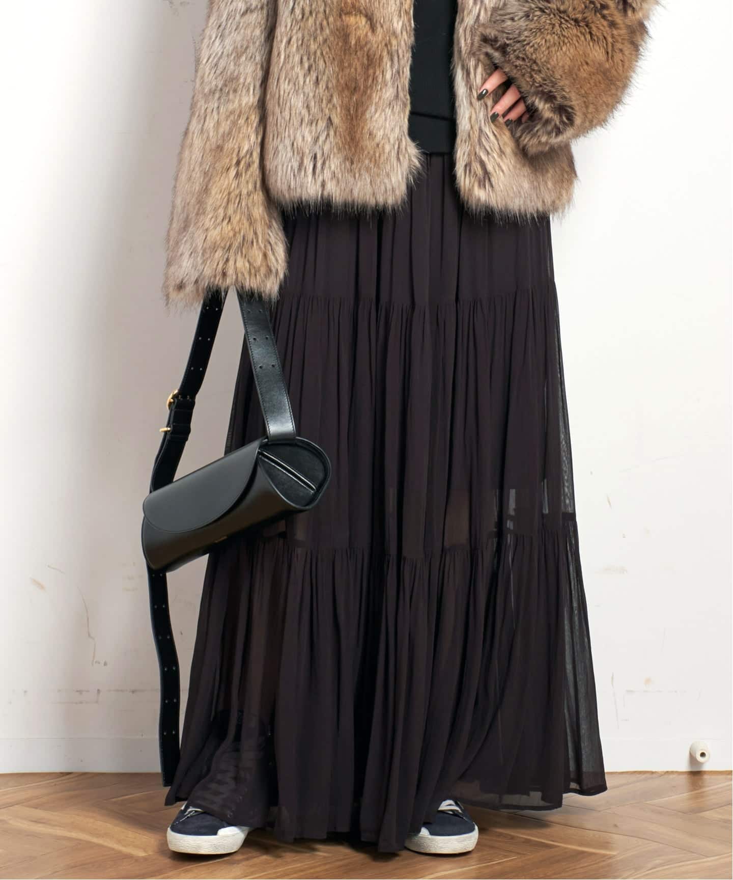 シアーボーホースカート（ロング・マキシ丈スカート）｜AP