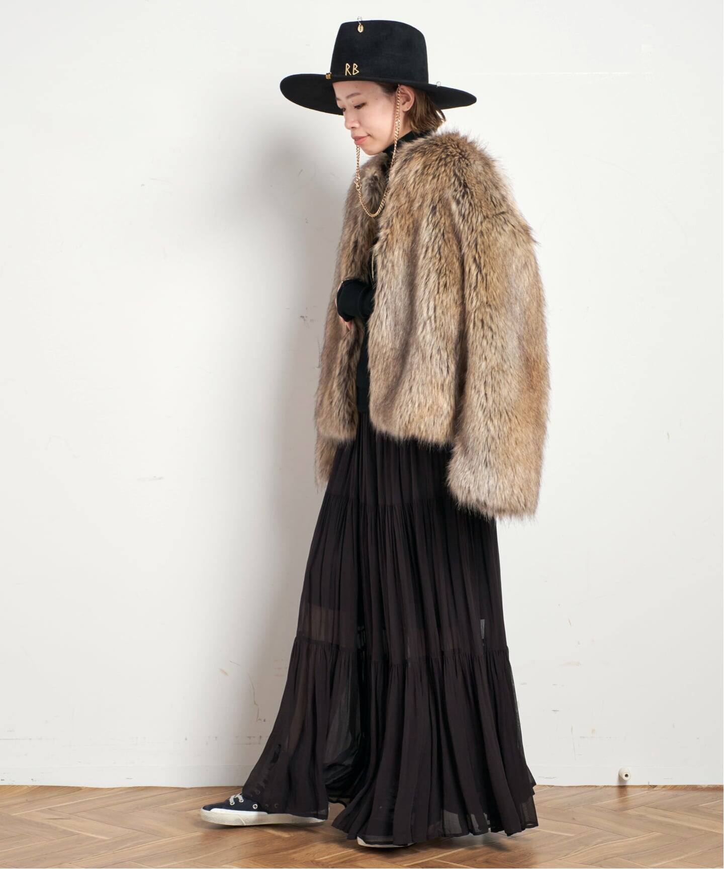 AP STUDIO シアーボーホースカート　ドゥーズィエムクラス　36 AP STUDIO シアーボーホースカート ドゥーズィエムクラス 36 - メルカリ