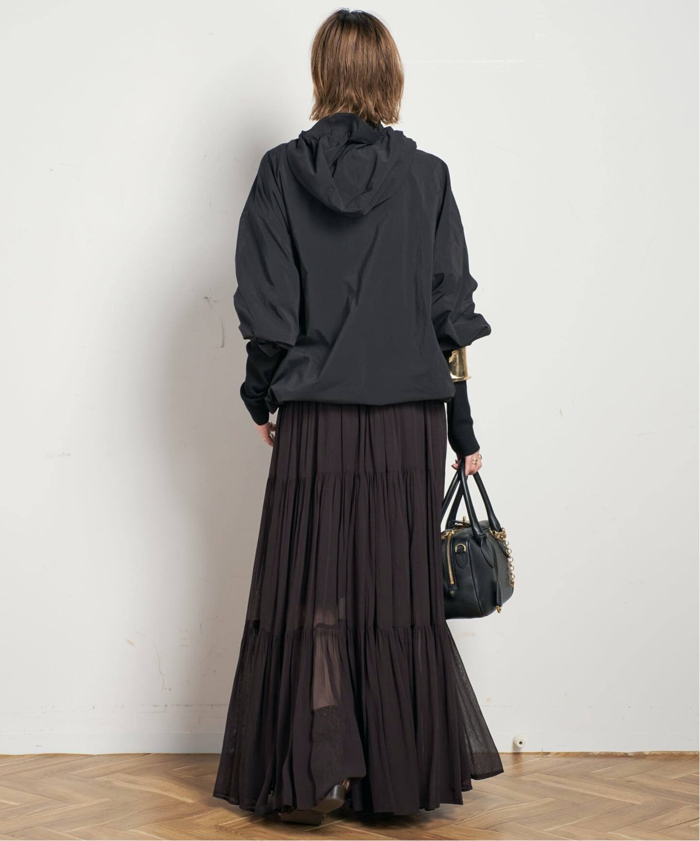 シアーボーホースカート（ロング・マキシ丈スカート）｜AP STUDIO