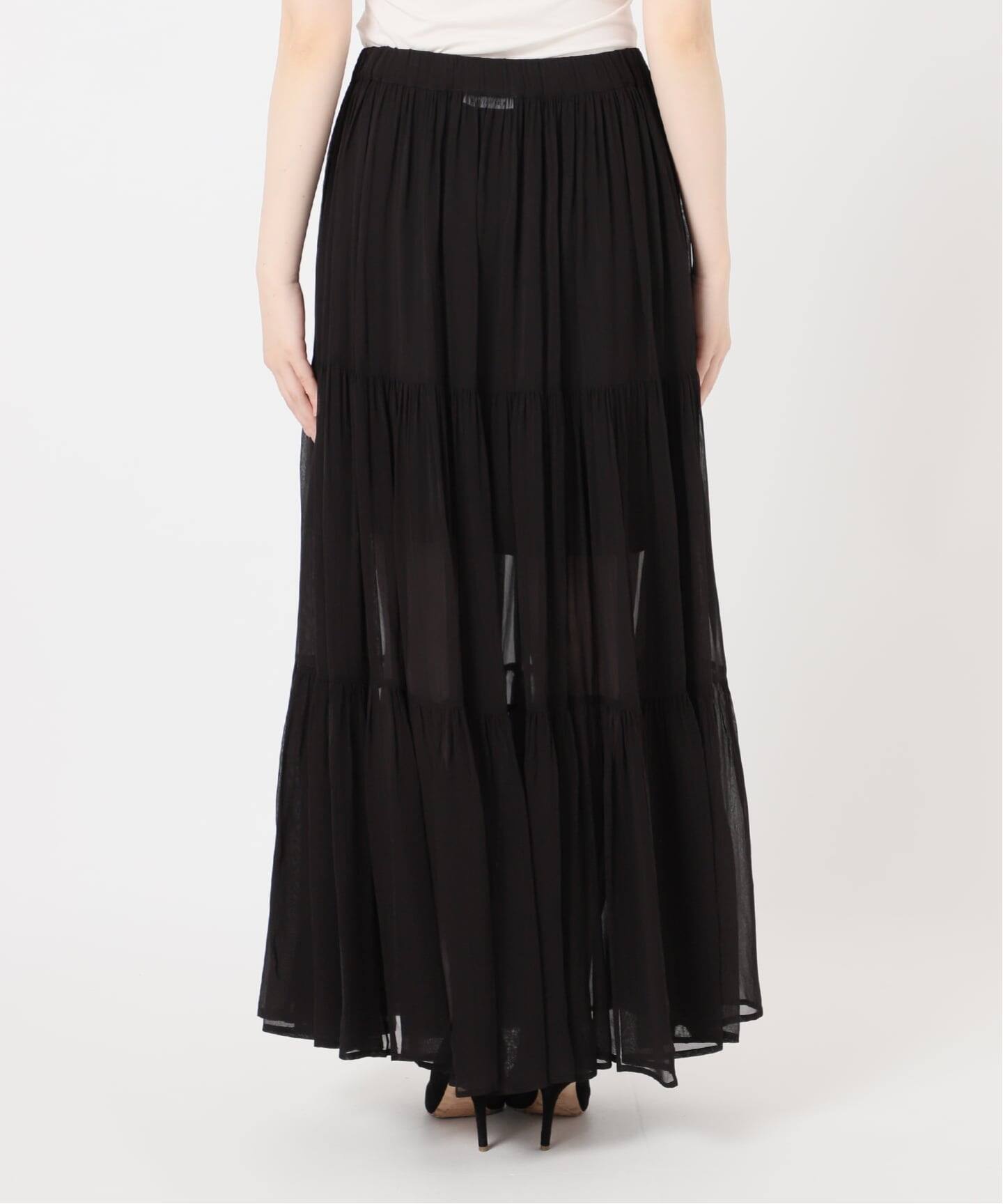シアーボーホースカート（ロング・マキシ丈スカート）｜AP