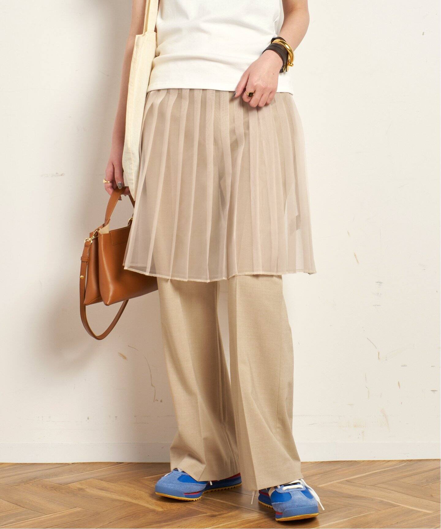 PROVOKE/プロヴォーク】sheer pleats skirt（ミニスカート）｜AP 