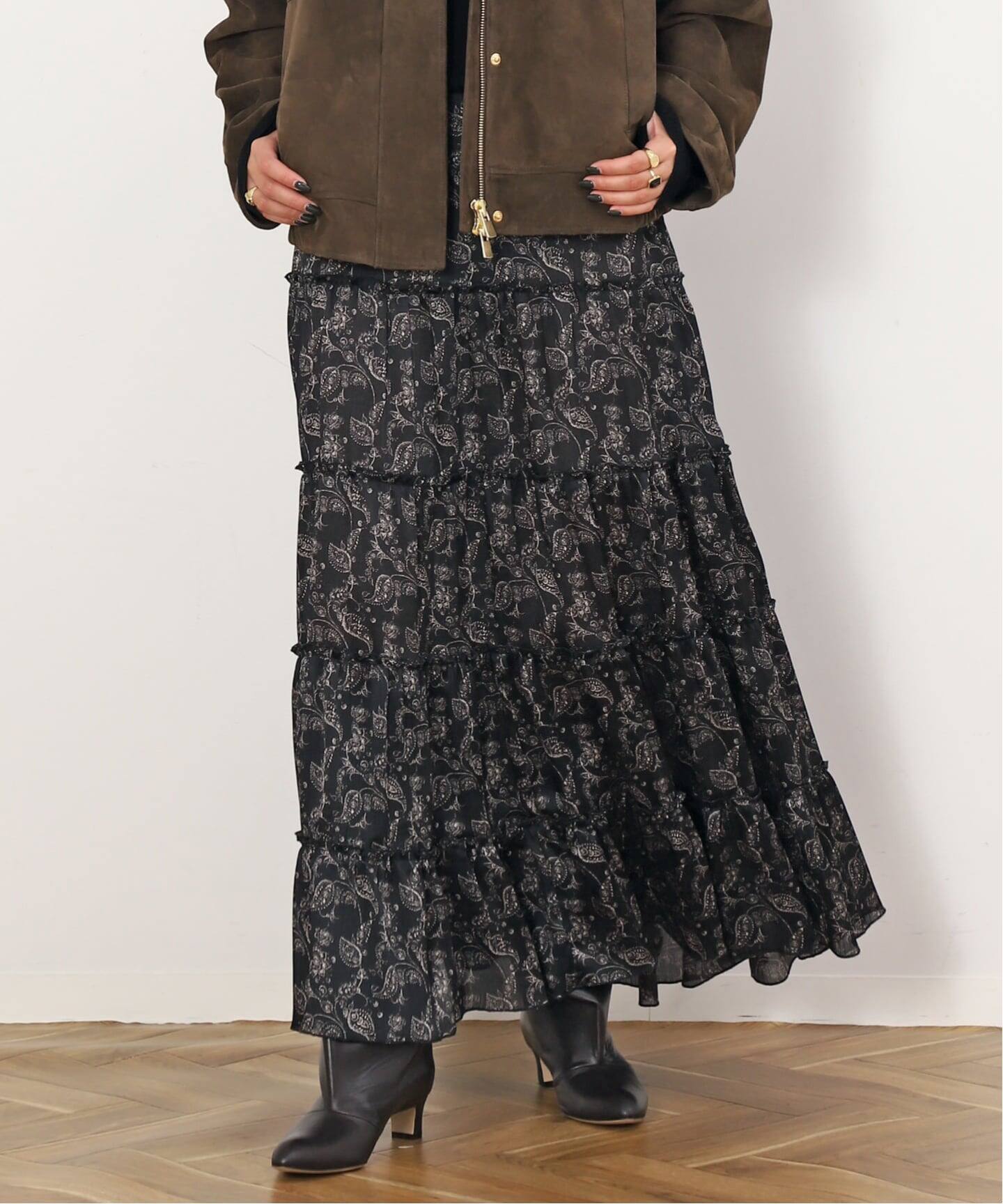COUTURE D ADAM ティアードスカート COUTURE D'ADAM スカート | コットンカディ ティアードスカート