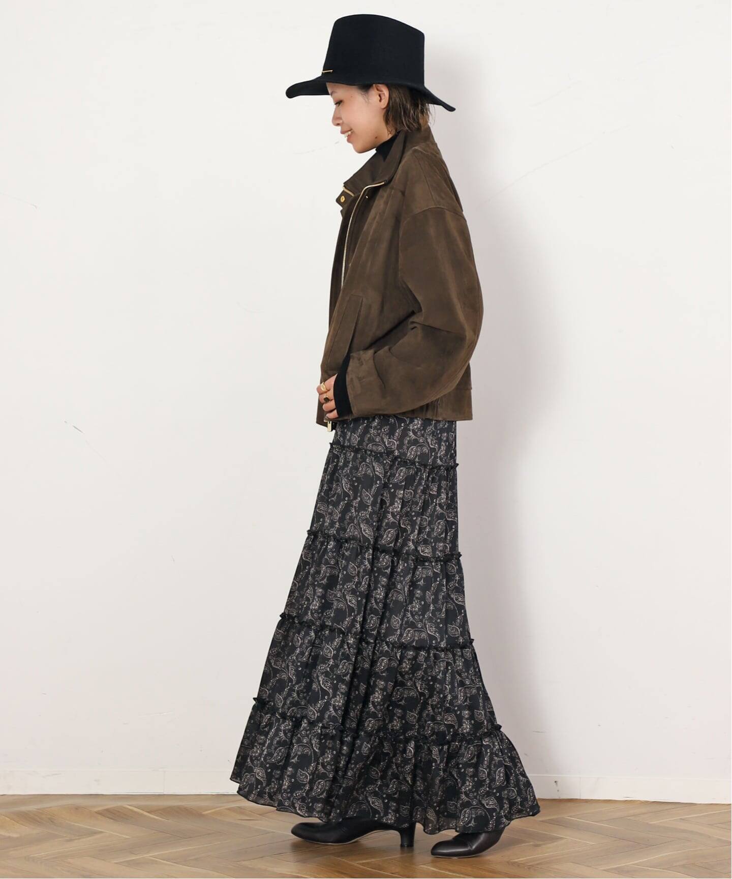 COUTURE D'ADAM/クチュールドアダム】Tiered Skirt Dress Paisl