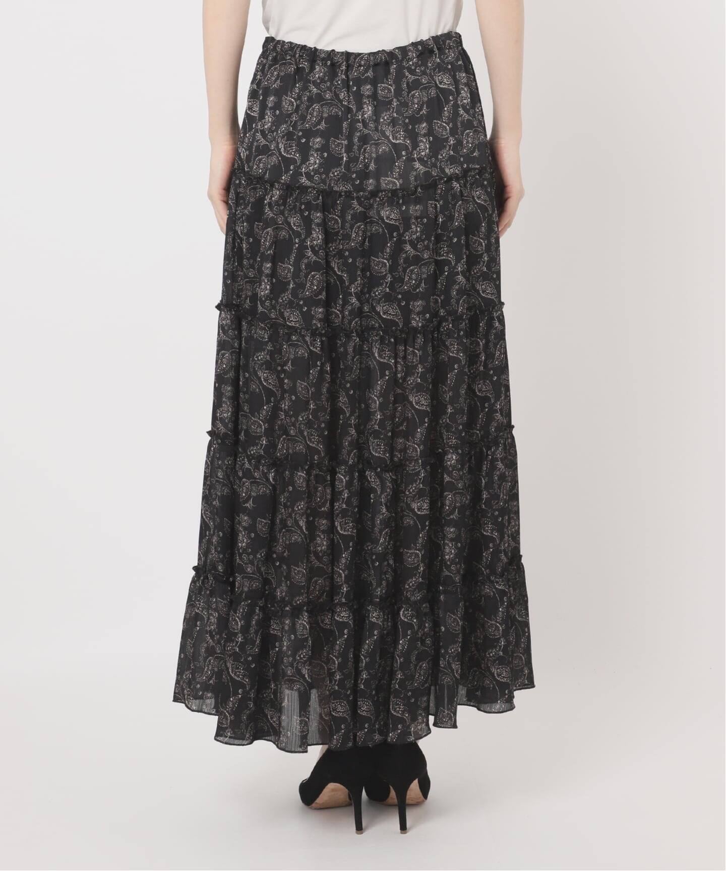 COUTURE D'ADAM/クチュールドアダム】Tiered Skirt Dress Paisl