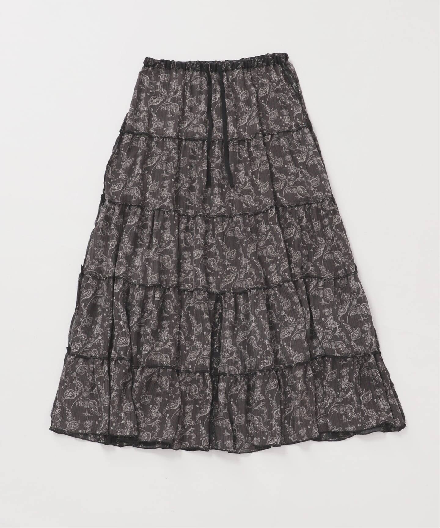 COUTURE D'ADAM/クチュールドアダム】Tiered Skirt Dress Paisl