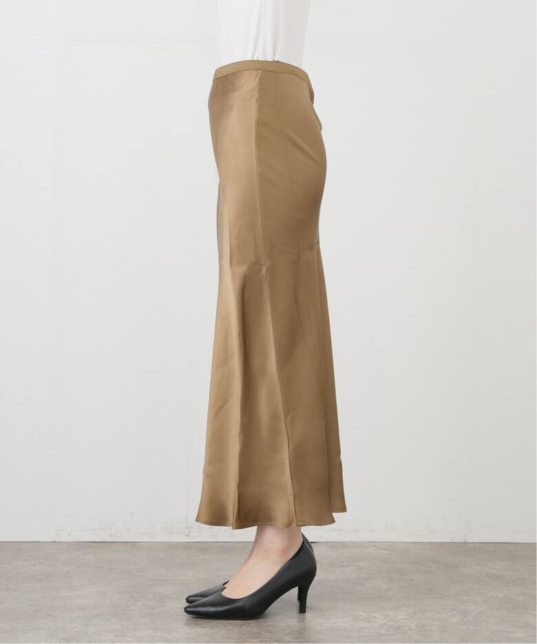 ANINE BING/アニン ビン】FLARE SKIRT(KHAKI)（ロング・マキシ丈  