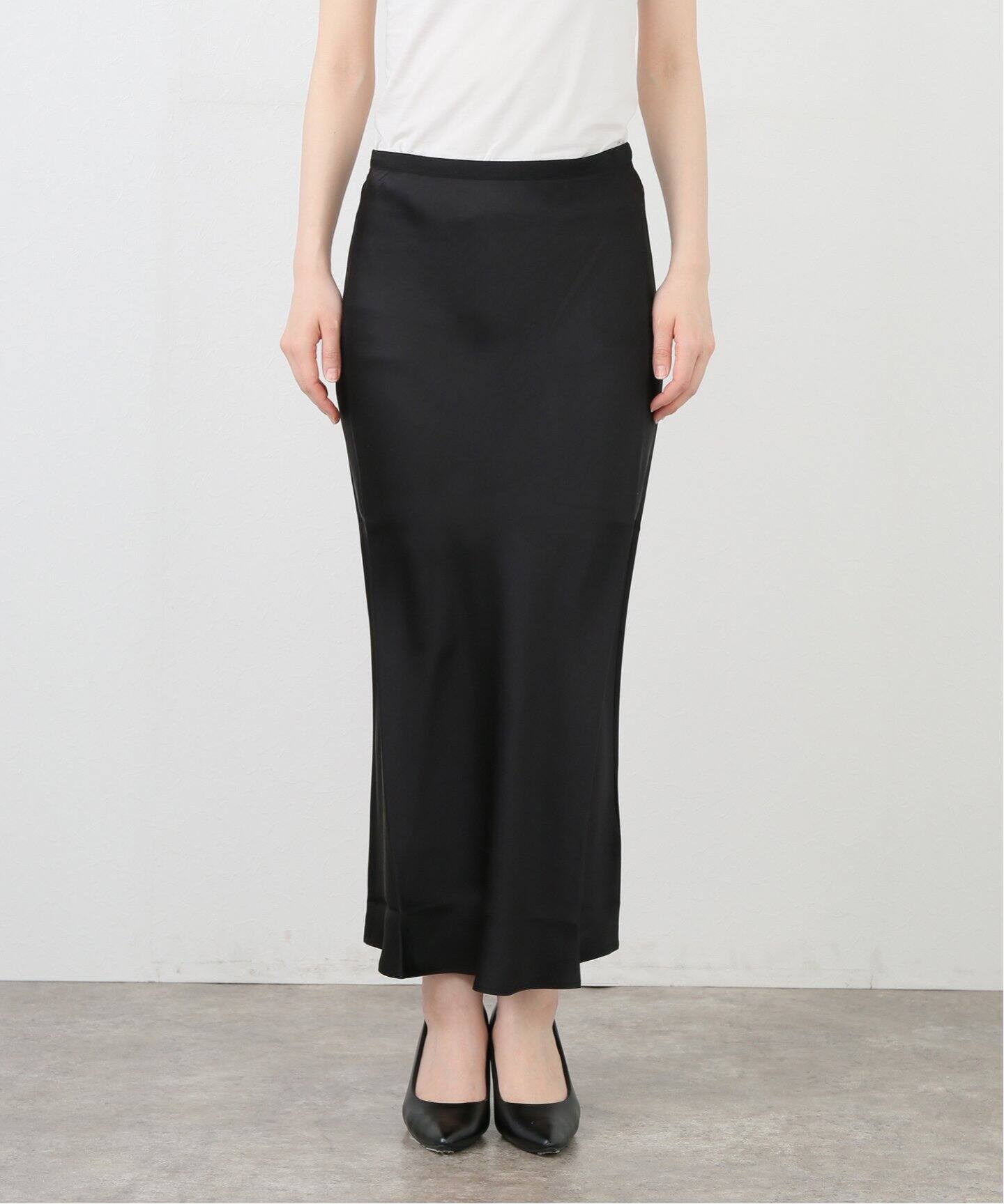 ANINE BING ブラック フレアロングスカート セール】【ANINE BING/アニン ビン】FLARE SKIRT(BLACK