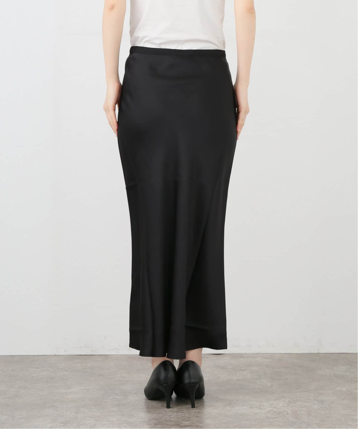 ANINE BING/アニン ビン】FLARE SKIRT(BLACK)（ロング・マキシ丈