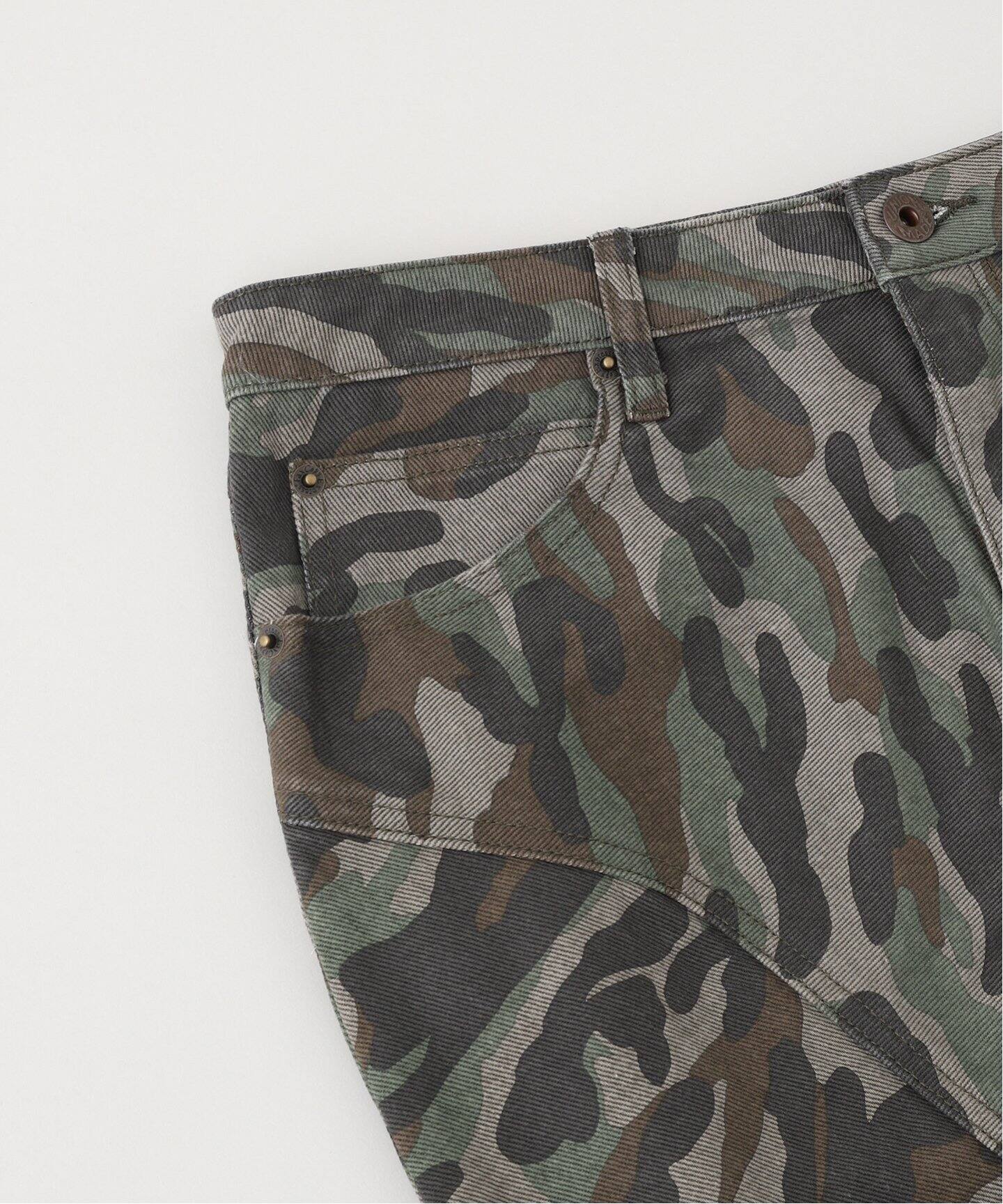 Fax Copy Express】 Camouflage Denim Skirt（その他スカート