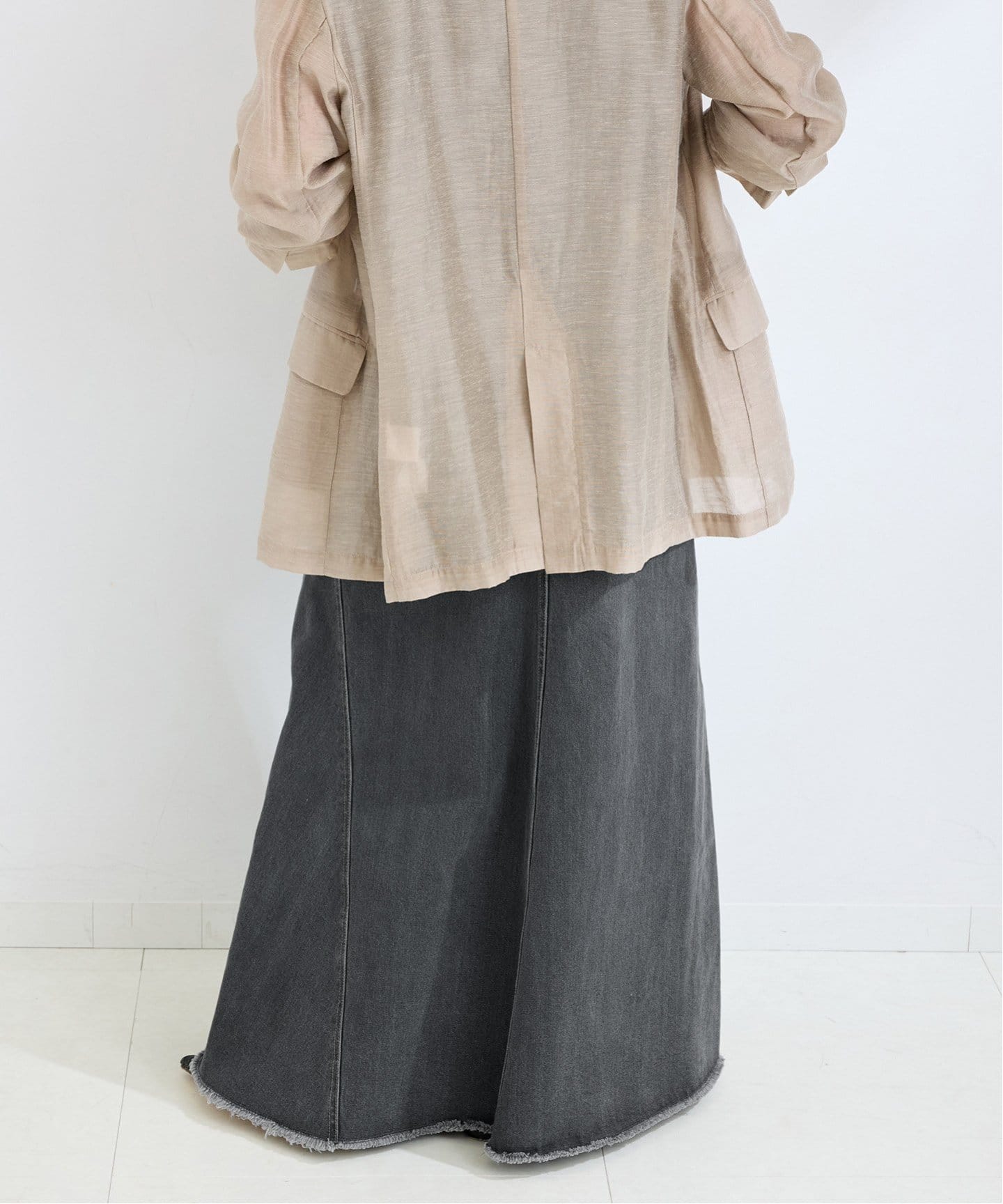 DU JOUR/デュ ジュール RODEO JEAN SKIRT（デニムスカート