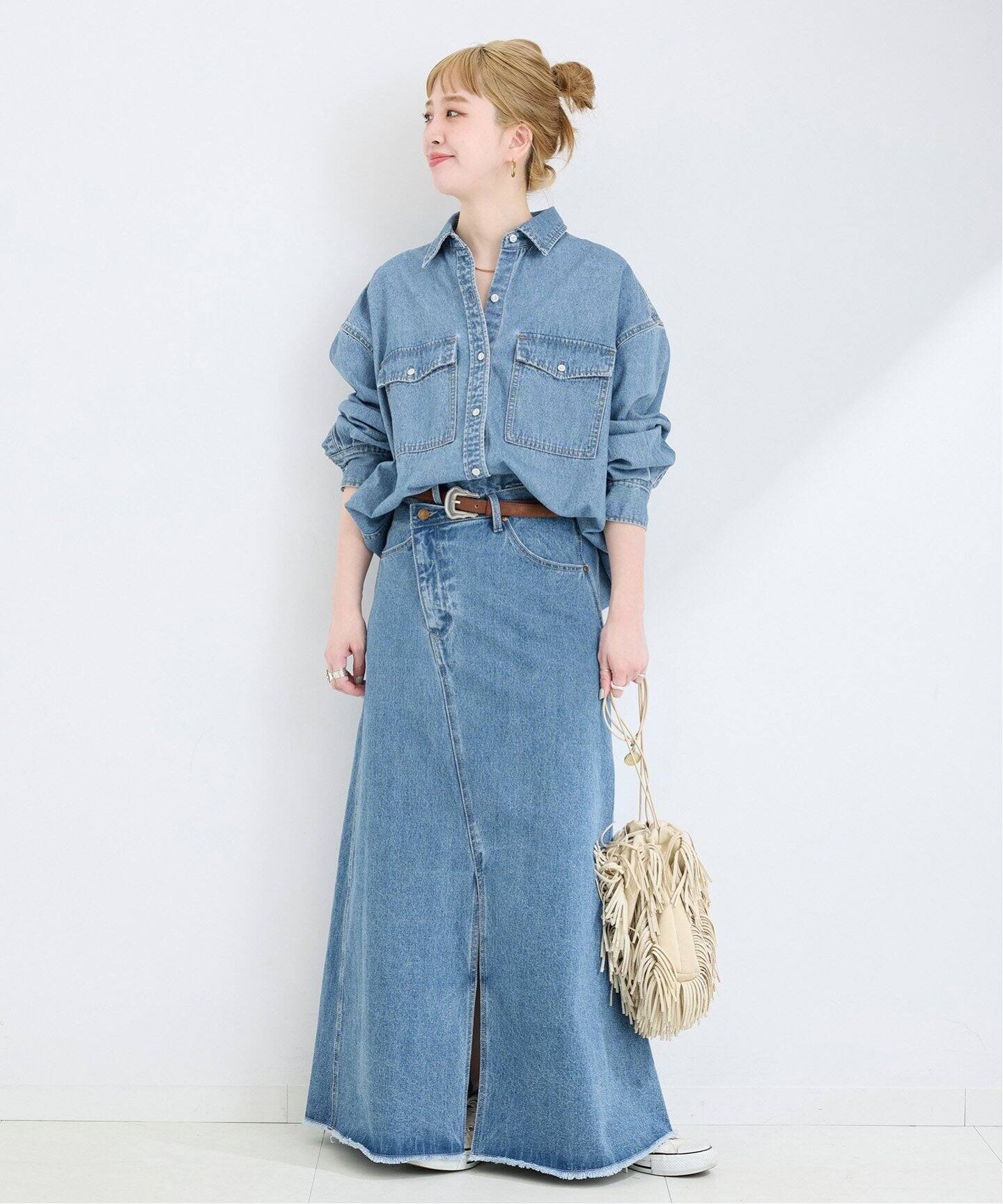 DU JOUR/デュ ジュール RODEO JEAN SKIRT 38 DU JOUR/デュ ジュール RODEO JEAN SKIRT（デニムスカート