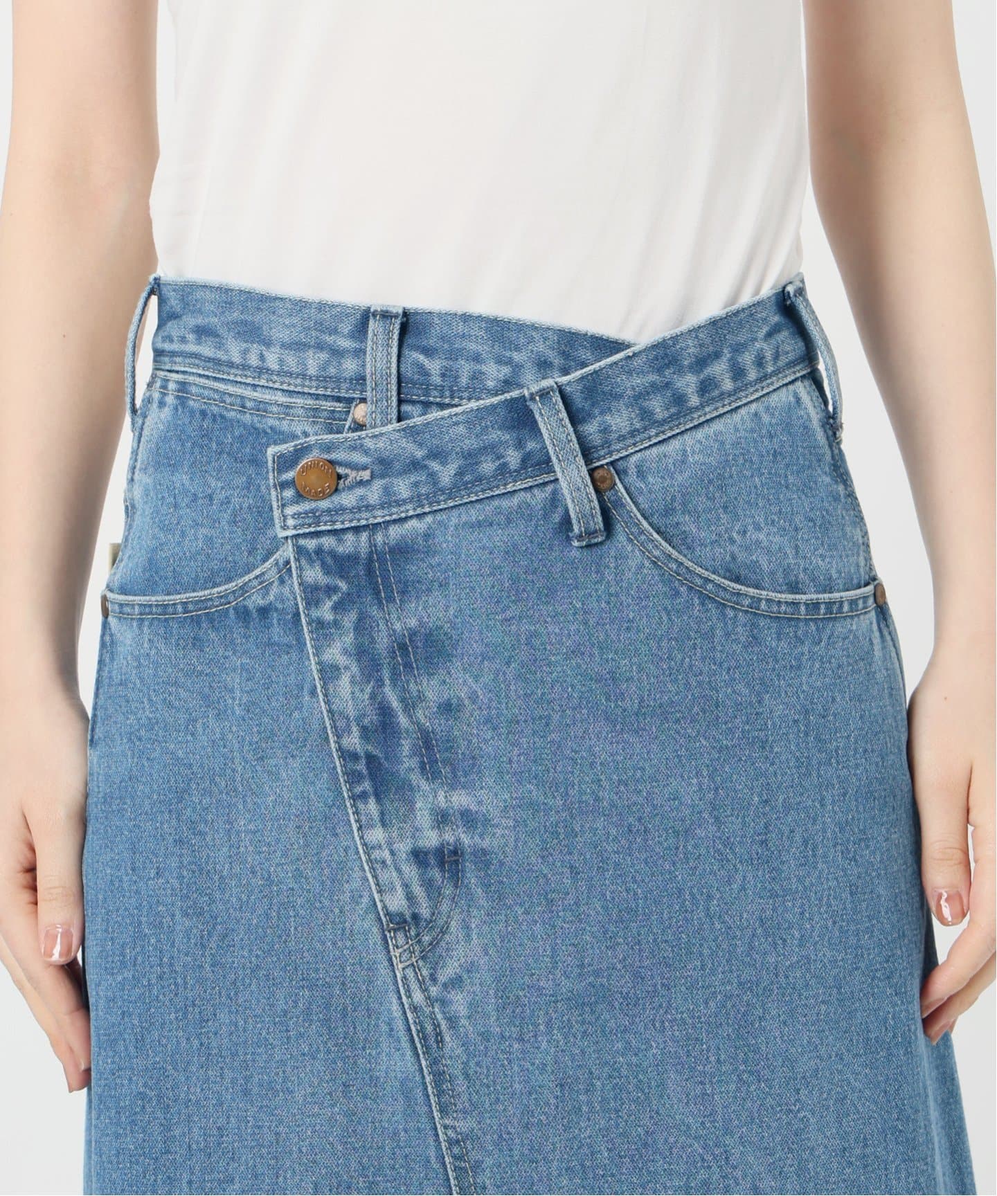 DU JOUR/デュ ジュール RODEO JEAN SKIRT（デニムスカート