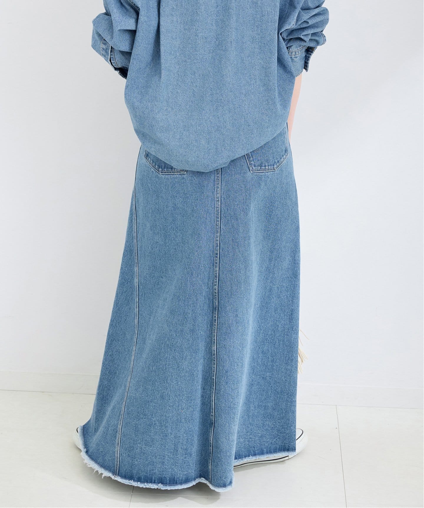 追加》DU JOUR/デュ ジュール RODEO JEAN SKIRT（デニムスカート