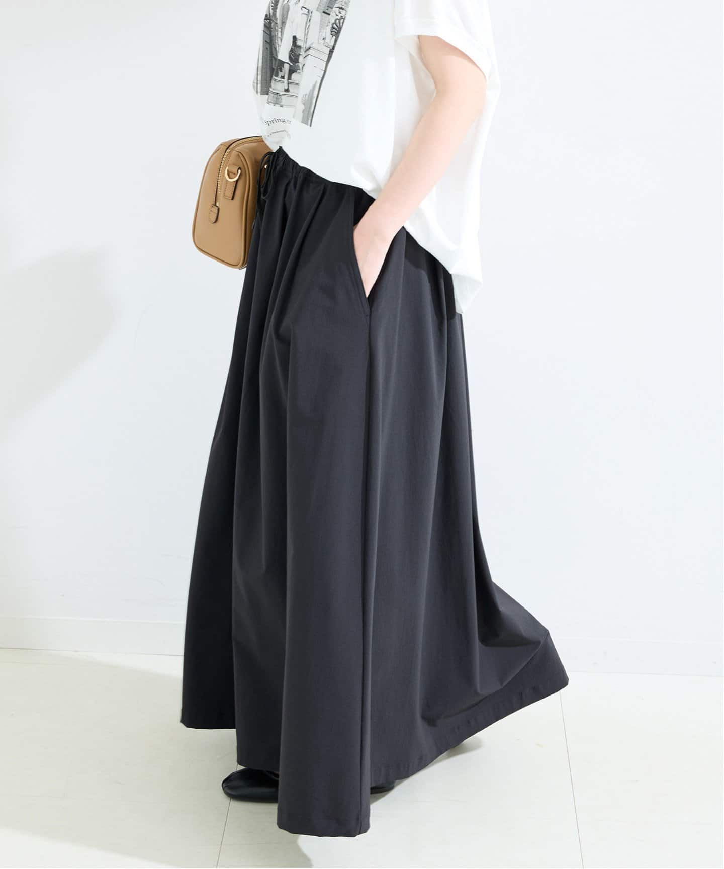 タグ付き MARGAUX VINTAGE シースルーフレアスカート ブラック タグ付き MARGAUX VINTAGE シースルーフレアスカート ブラック