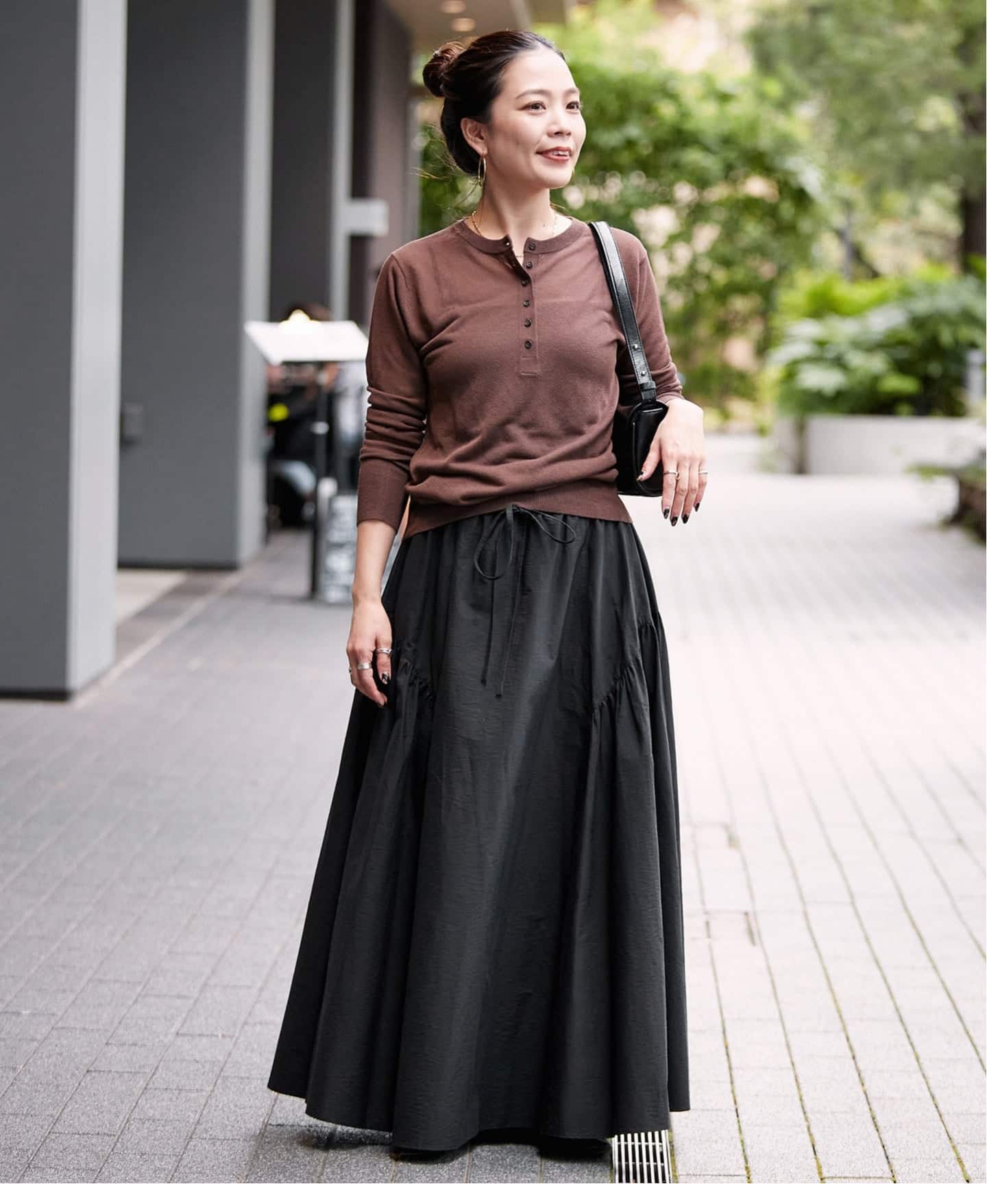 予約》ウォッシャブル / C/NYボリュームギャザースカート