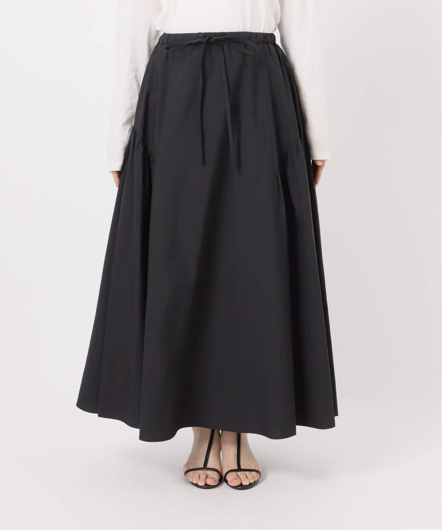 ウォッシャブル / C/NYボリュームギャザースカート（ロング・マキシ丈