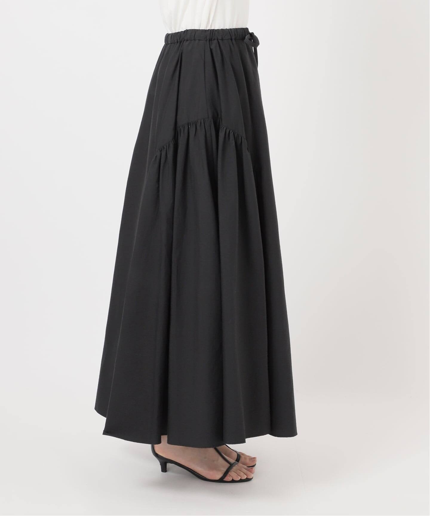 ウォッシャブル / C/NYボリュームギャザースカート（ロング・マキシ丈