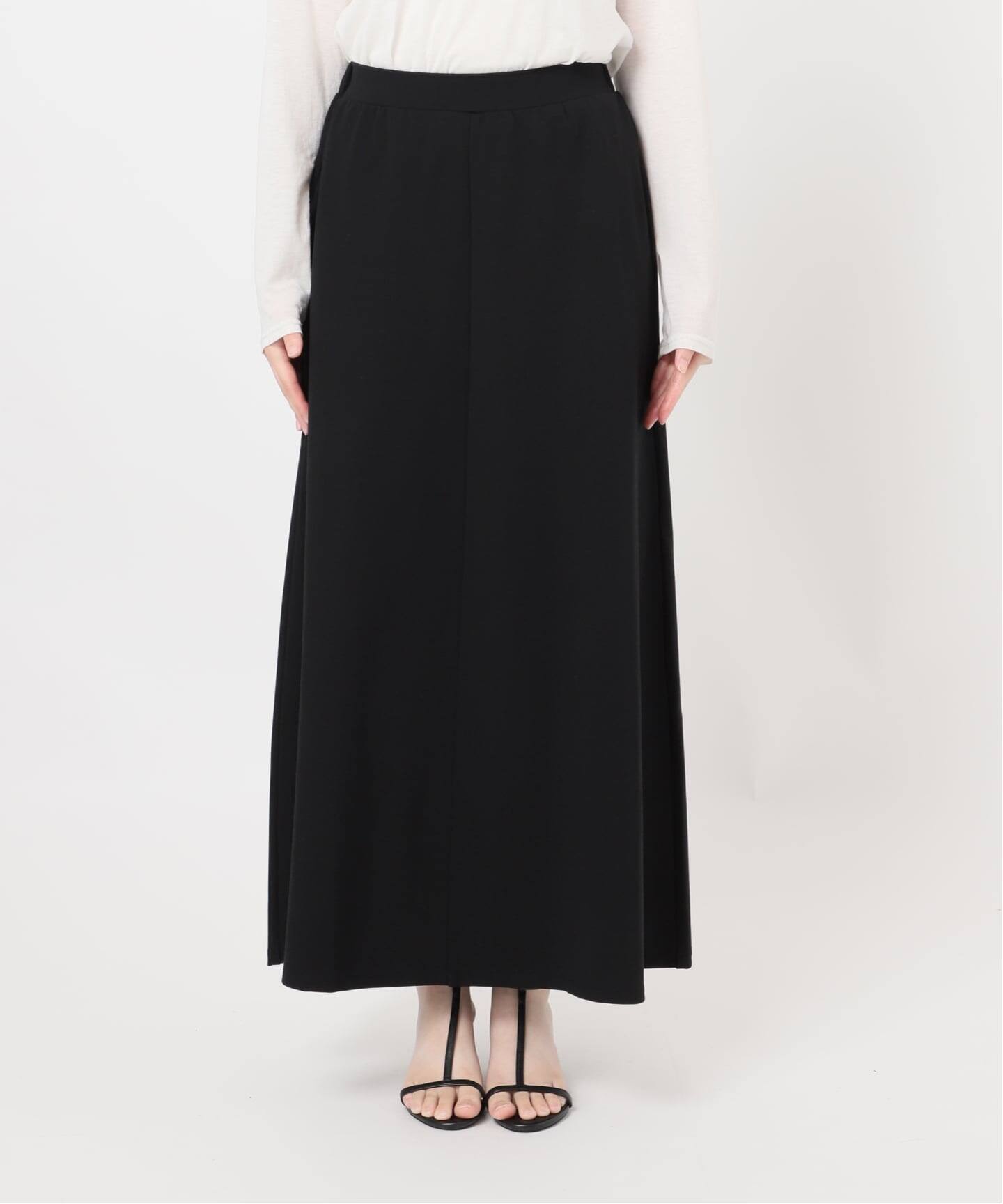 WEB＋一部店舗限定】ウォッシャブル / ダンボールフレアロングスカート