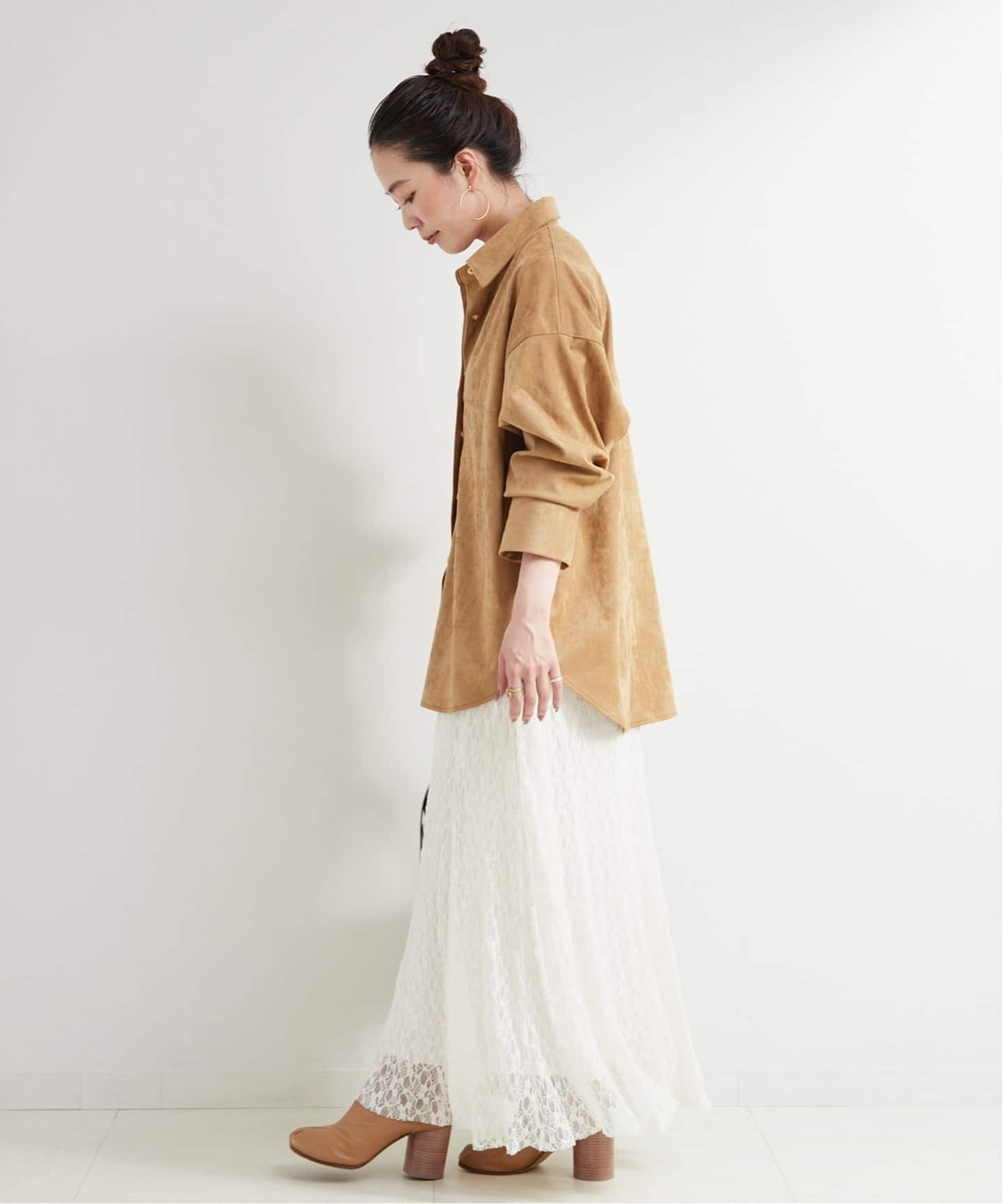 手洗い可 / マーメイドシルエットレーススカート（ロング・マキシ丈