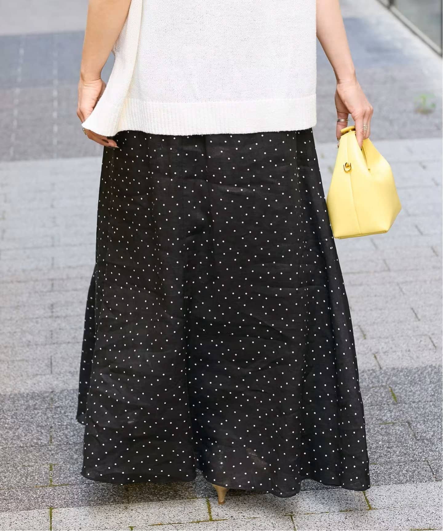 国内発 BOTTEGA VENETA コンパクトコットン ギャザースカート 追加8》手洗い可 / フレンチリネンギャザースカート（ロング