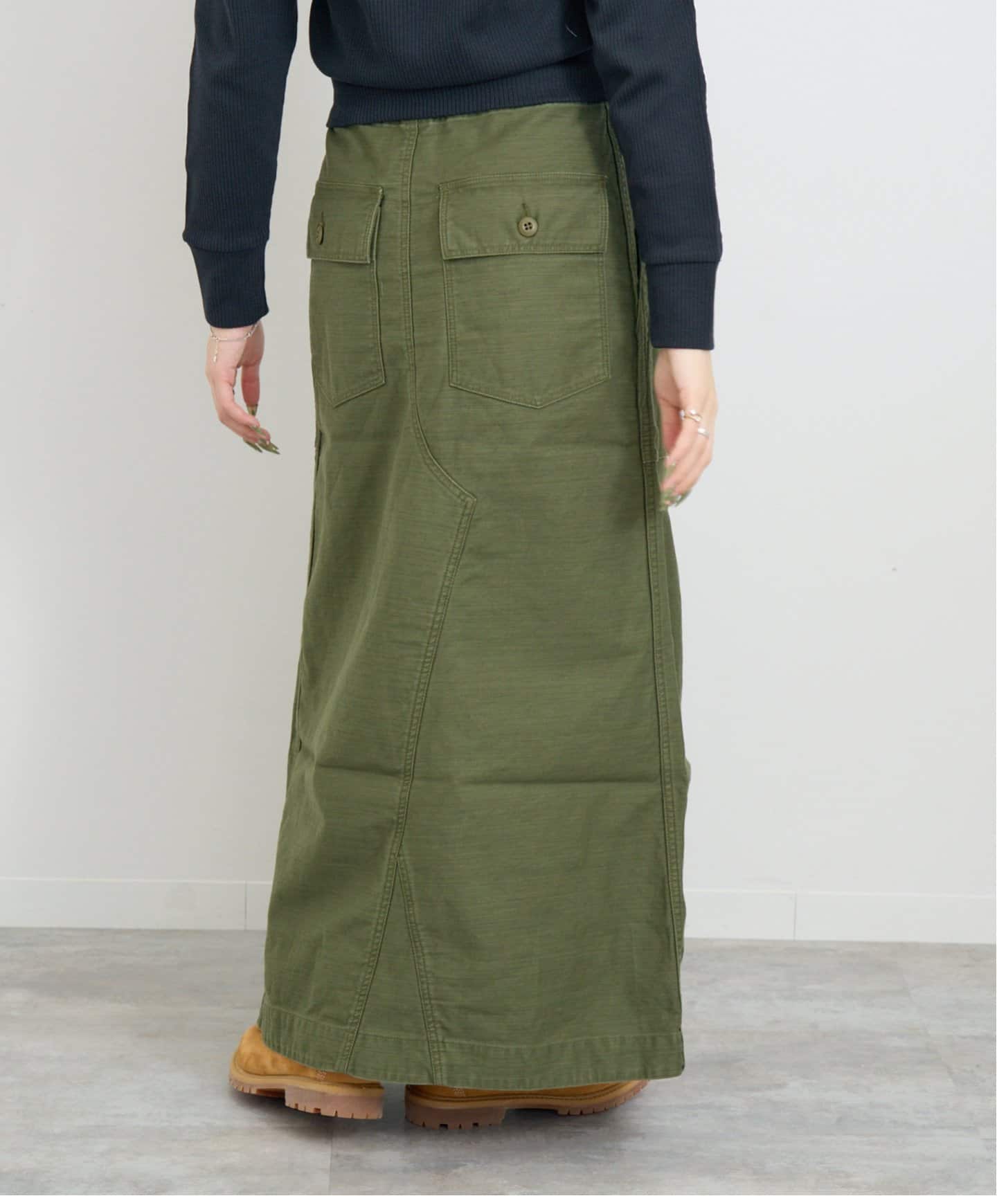 NEEDLES/ ニードルズ String Fatigue Skirt-Back Sateen（ロング