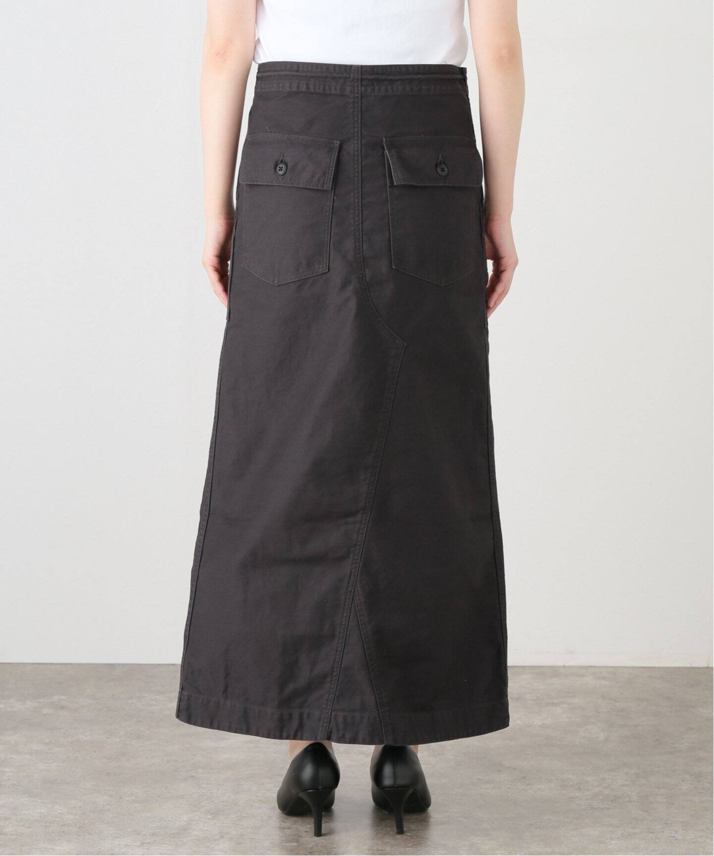 ニードルズ　ファティーグスカート NEEDLES/ ニードルズ String Fatigue Skirt-Back Sateen（ロング