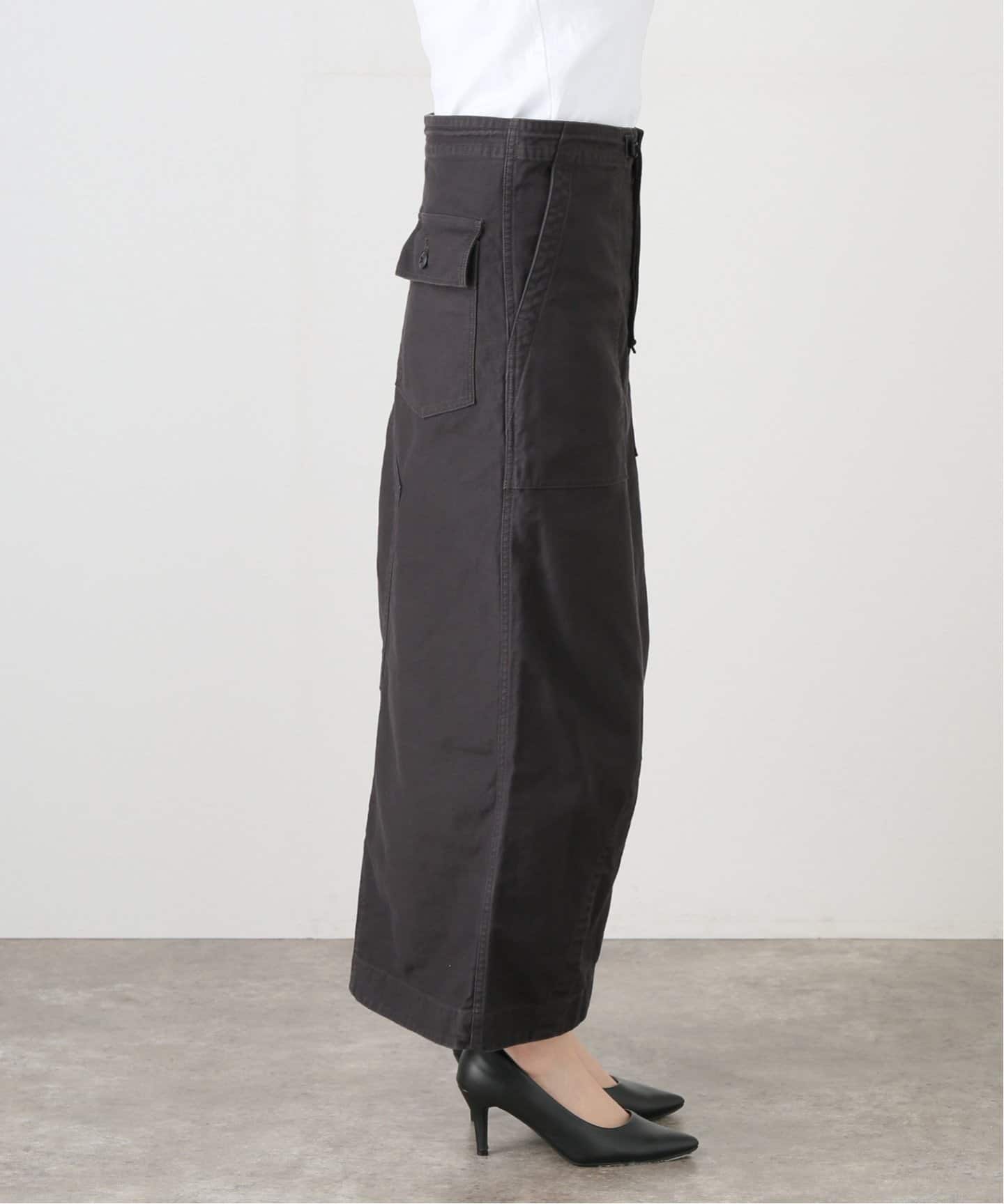 NEEDLES ニードルズ String Fatigue Skirt ブラック NEEDLES String Fatigue Skirt Back STN [Black]