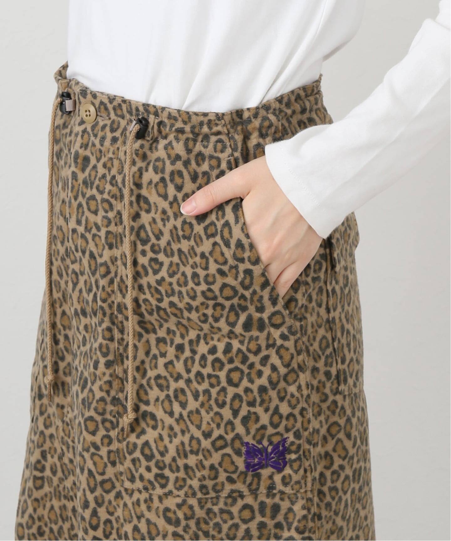 NEEDLES / ニードルズ String Fatigue Skirt-Brushed Sat（ロング