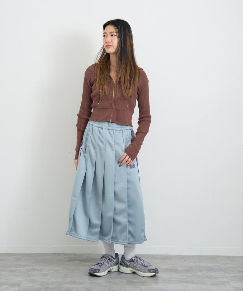 NEEDLES / ニードルズ Pleated Track Skirt-Poly Smooth（その他