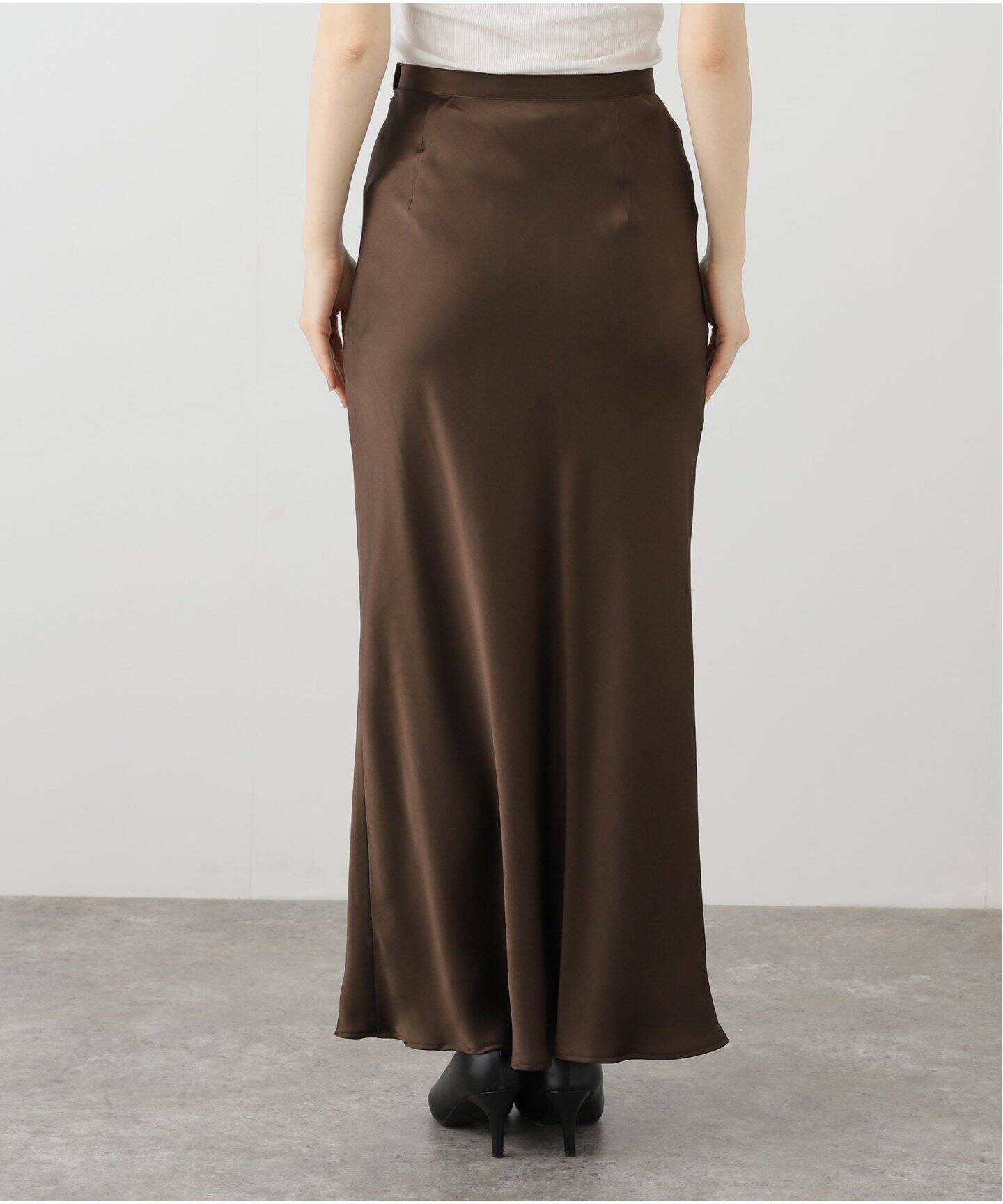 NEWサテンバイアスマキシスカート（ロング・マキシ丈スカート）｜EDIT  