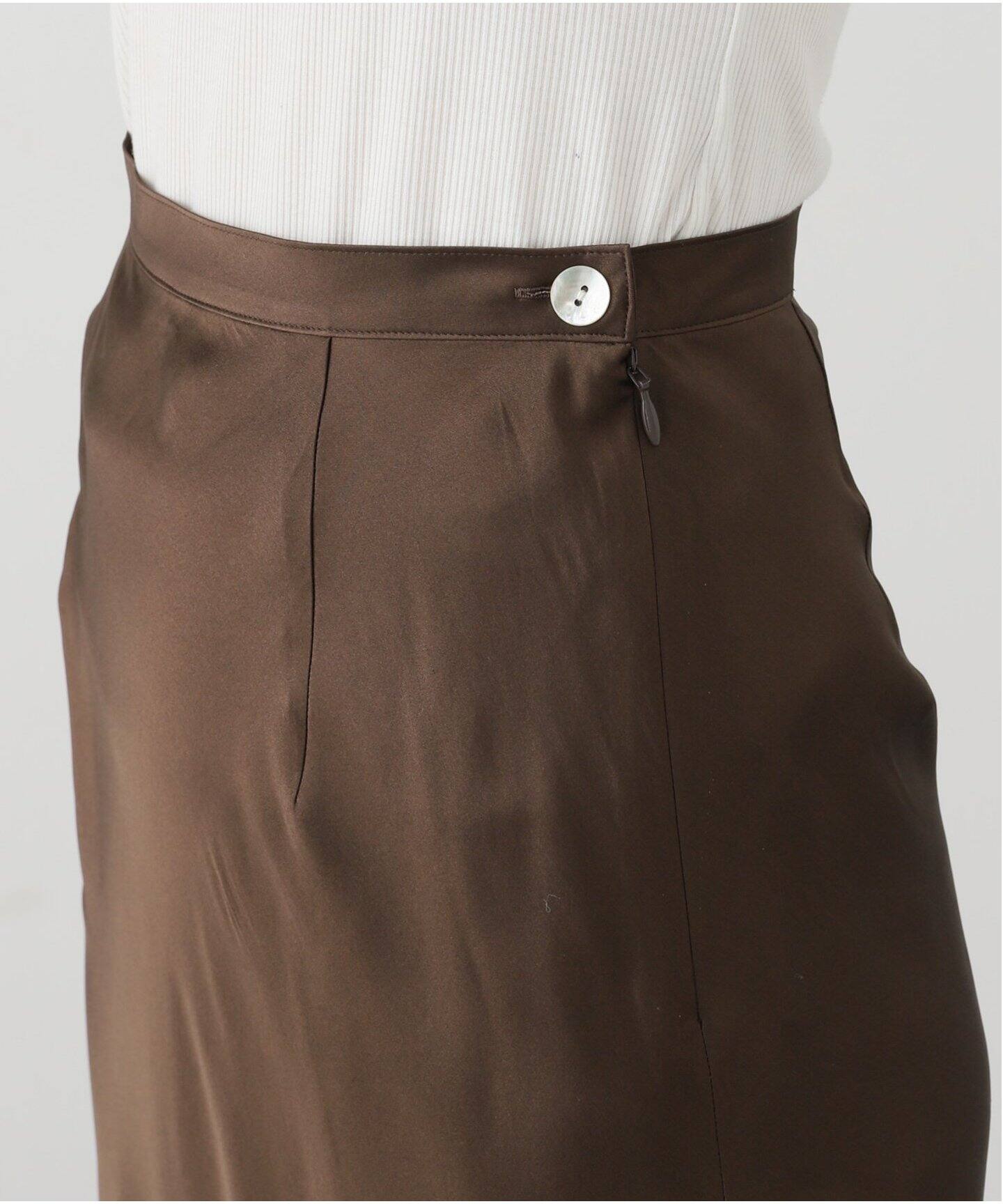 NEWサテンバイアスマキシスカート（ロング・マキシ丈スカート）｜EDIT  