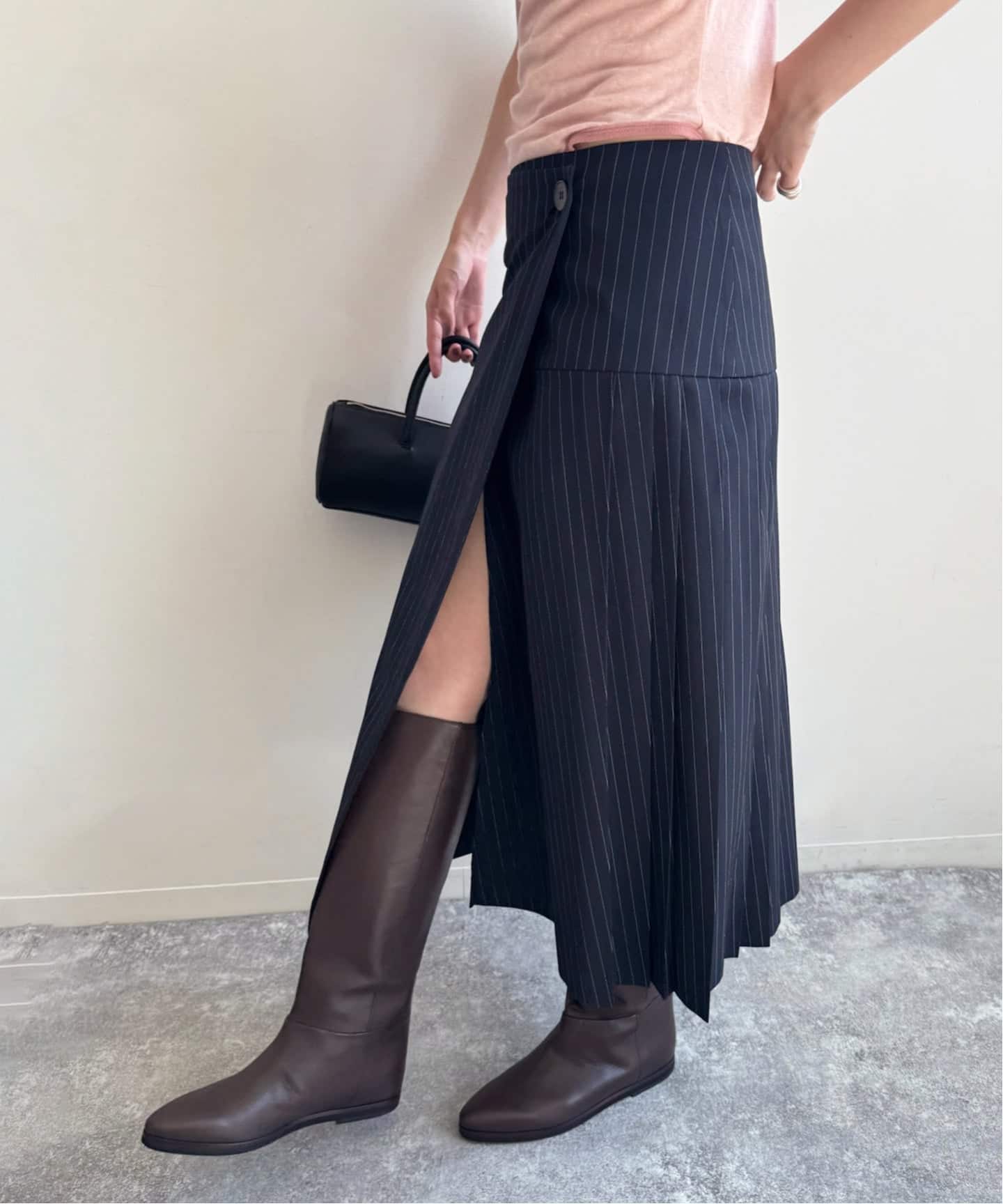 【25SS NEW】Acne Studios / ピンストライプ テーラードスカート 25SS NEW】Acne Studios / ピンストライプ テーラードスカート
