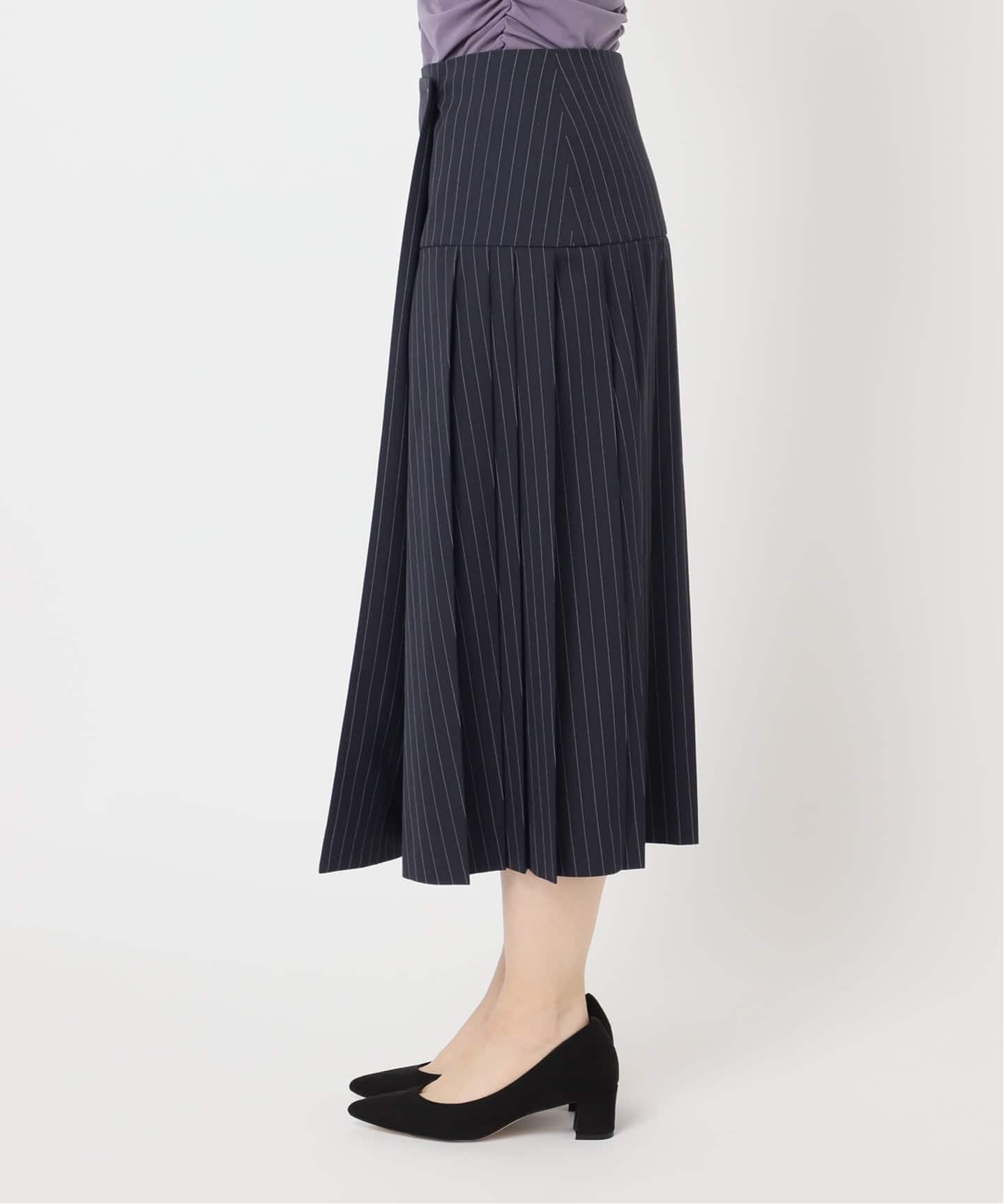 ピンストライプラップスカート（その他スカート）｜EDIT.FOR LULU