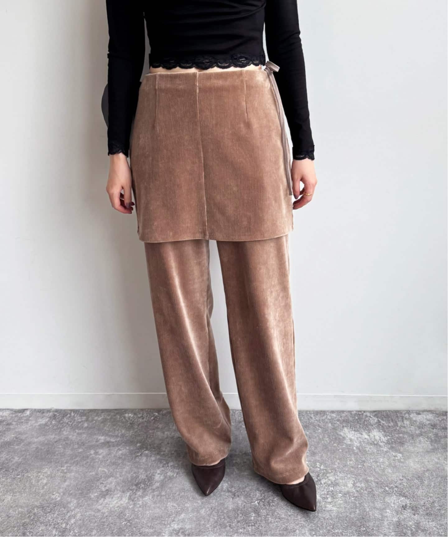 コールベロアミニスカート（ミニスカート）｜EDIT.FOR LULU