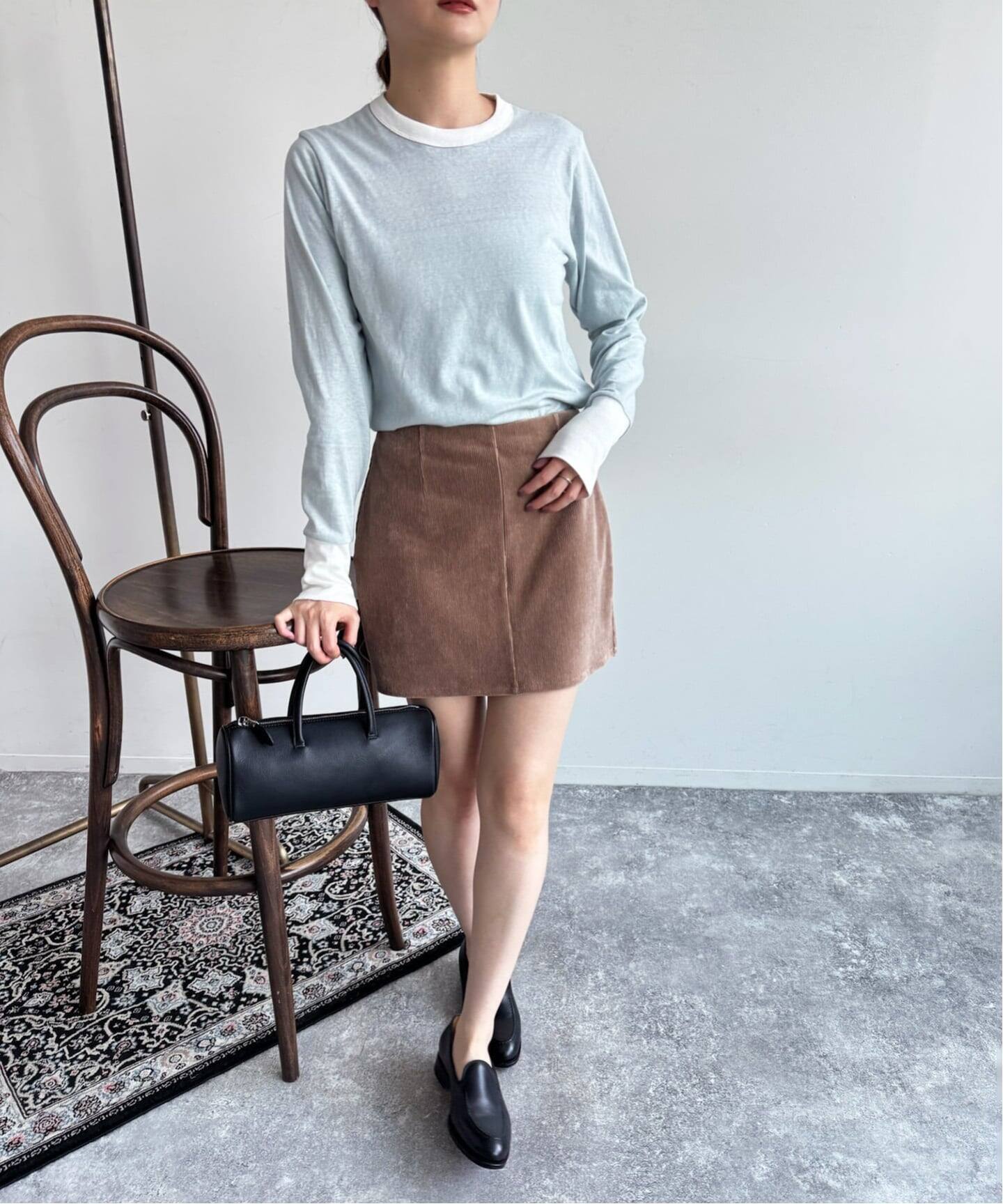 コールベロアミニスカート　エディットフォールル コールベロアミニスカート（ミニスカート）｜EDIT.FOR LULU