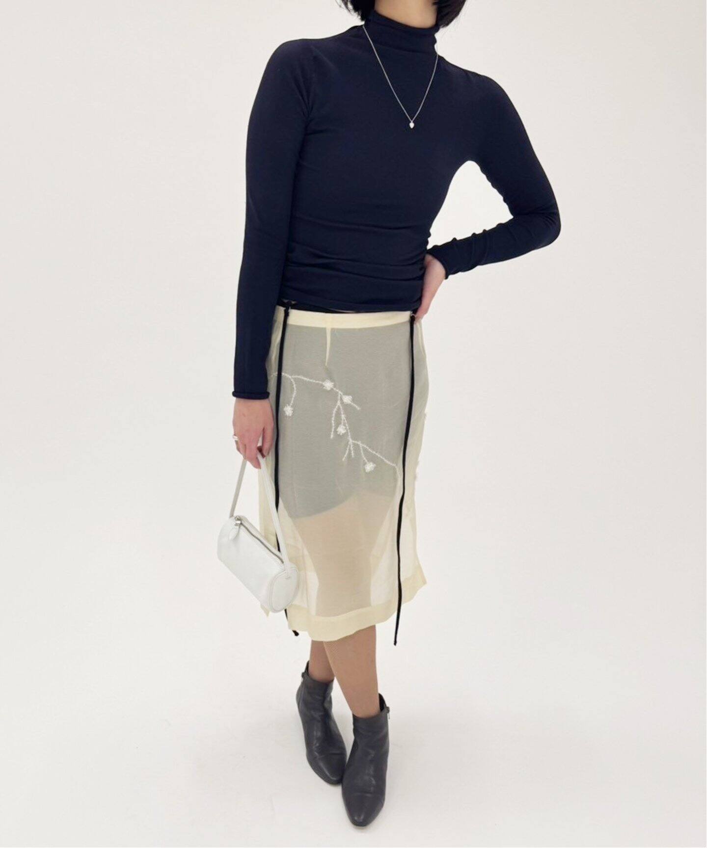 VERSO/ヴェルソ】Shining Embroidery Midi Skirt（その他スカート 